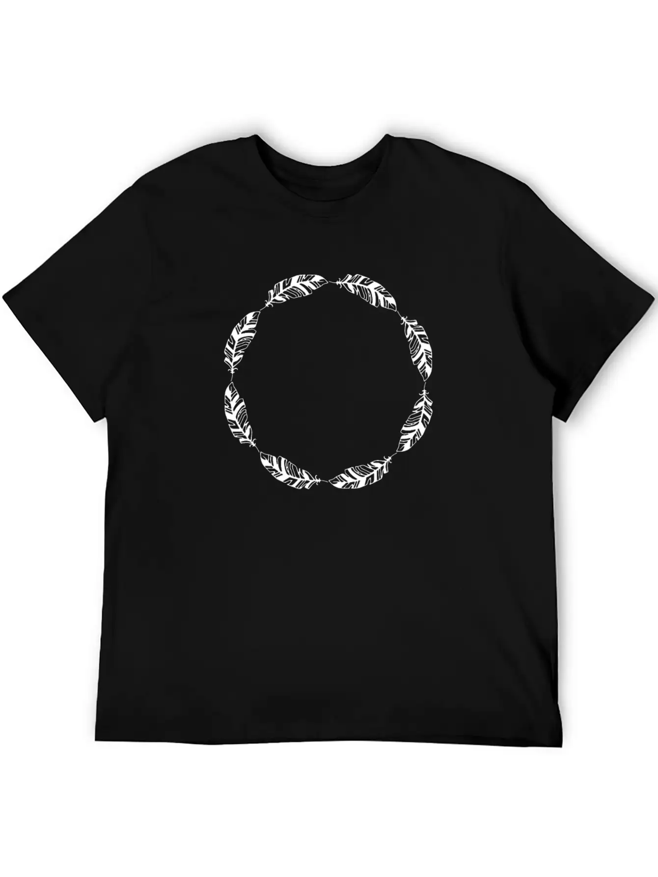 Outline Circle Frame Spring Spring Design Relaxed Everyday Tee – Lightweight And Durable Cotton