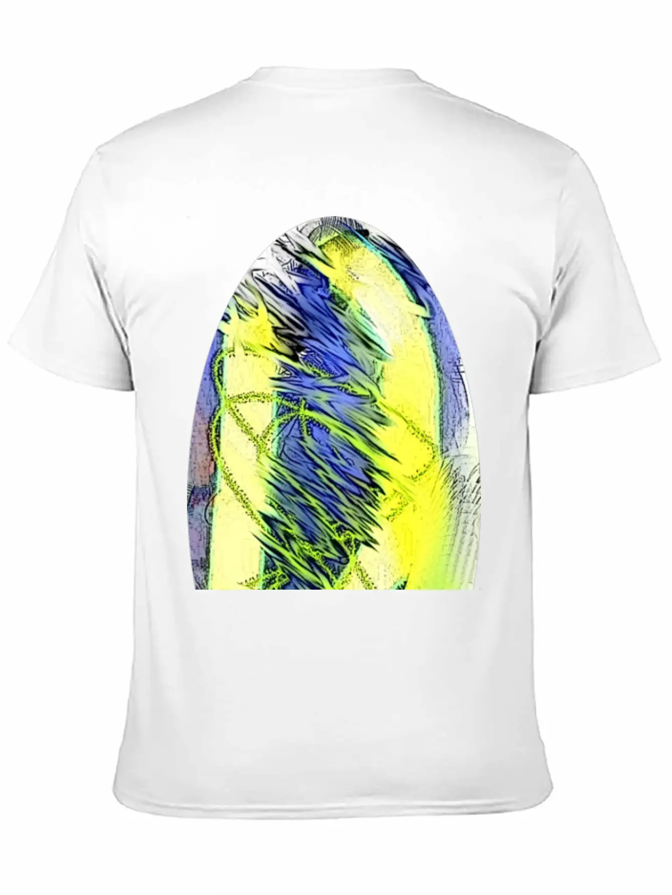 Oval Abstract Soft Cotton Short Sleeve Tee – Unisex Wardrobe Staple