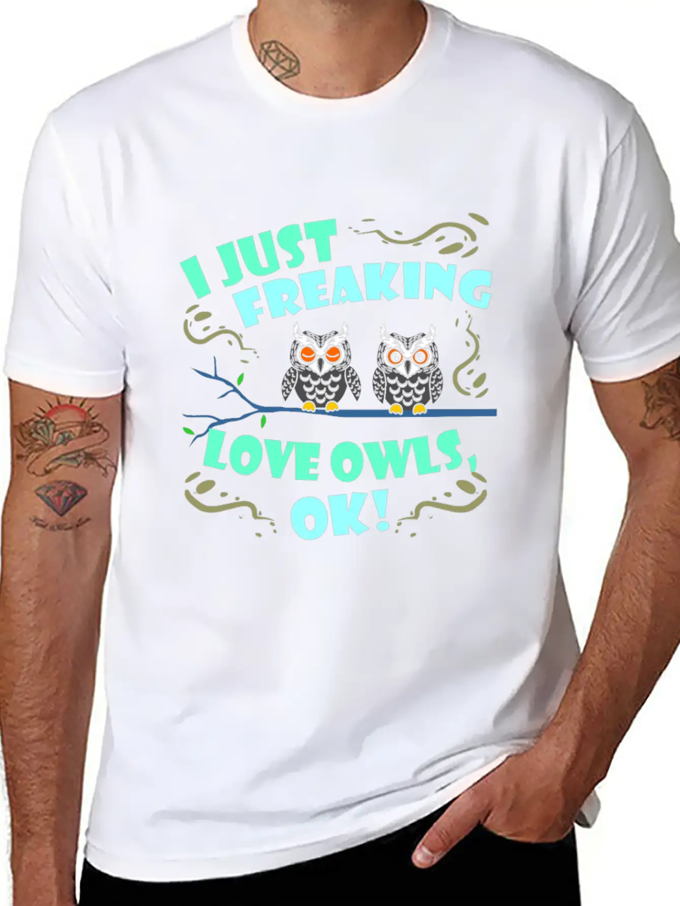 Owl Basic Graphic T-Shirt – Daily Comfort In Soft Cotton