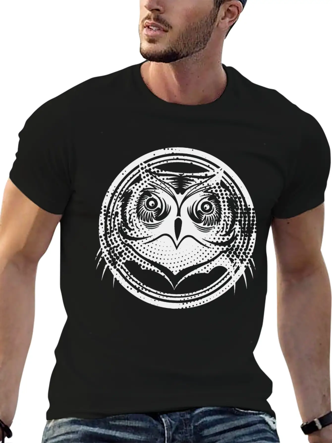 Owl Bird Night Modern Fit Casual T-Shirt – Clean And Versatile Design
