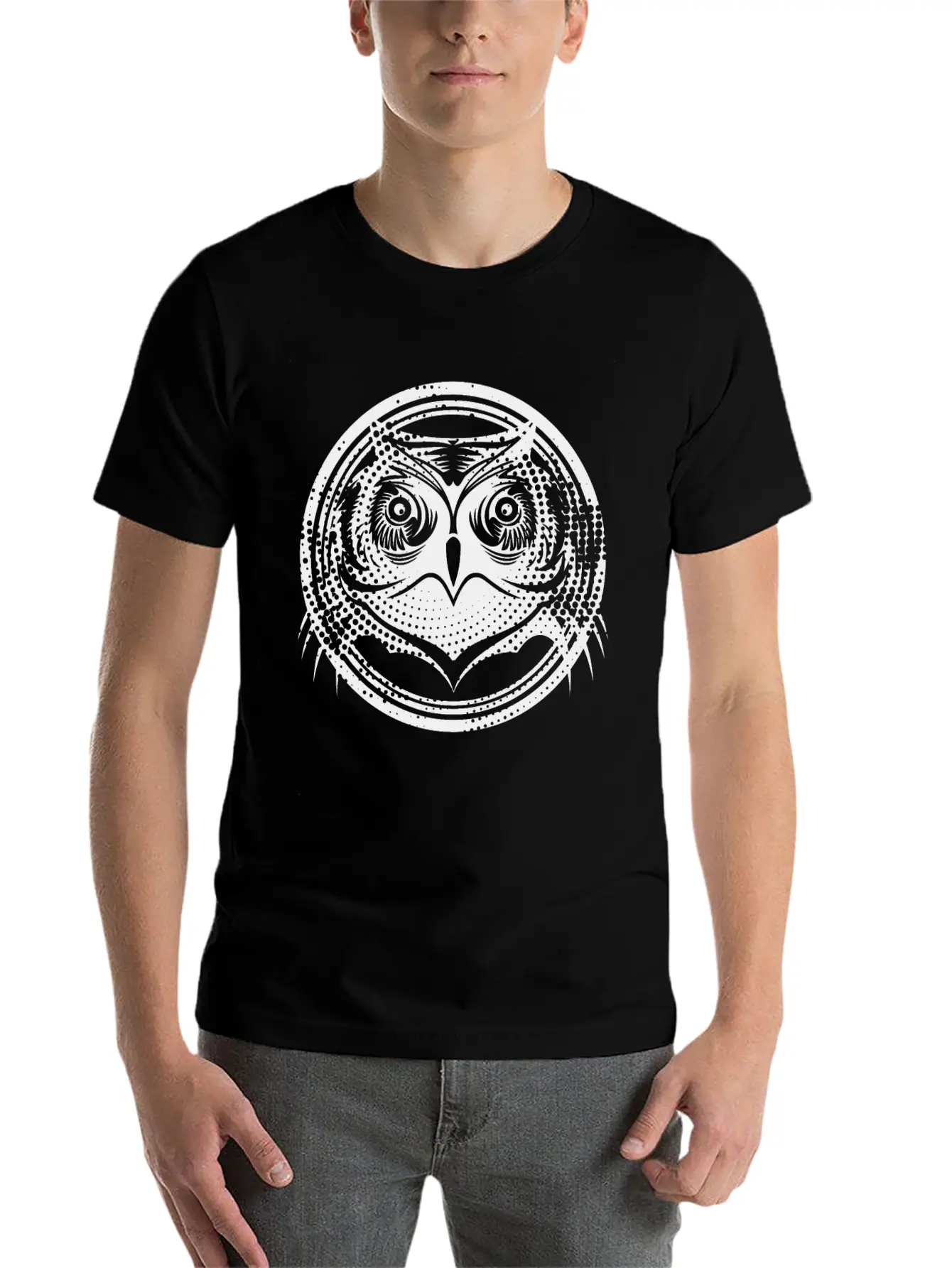 Owl Bird Night Modern Fit Casual T-Shirt – Clean And Versatile Design