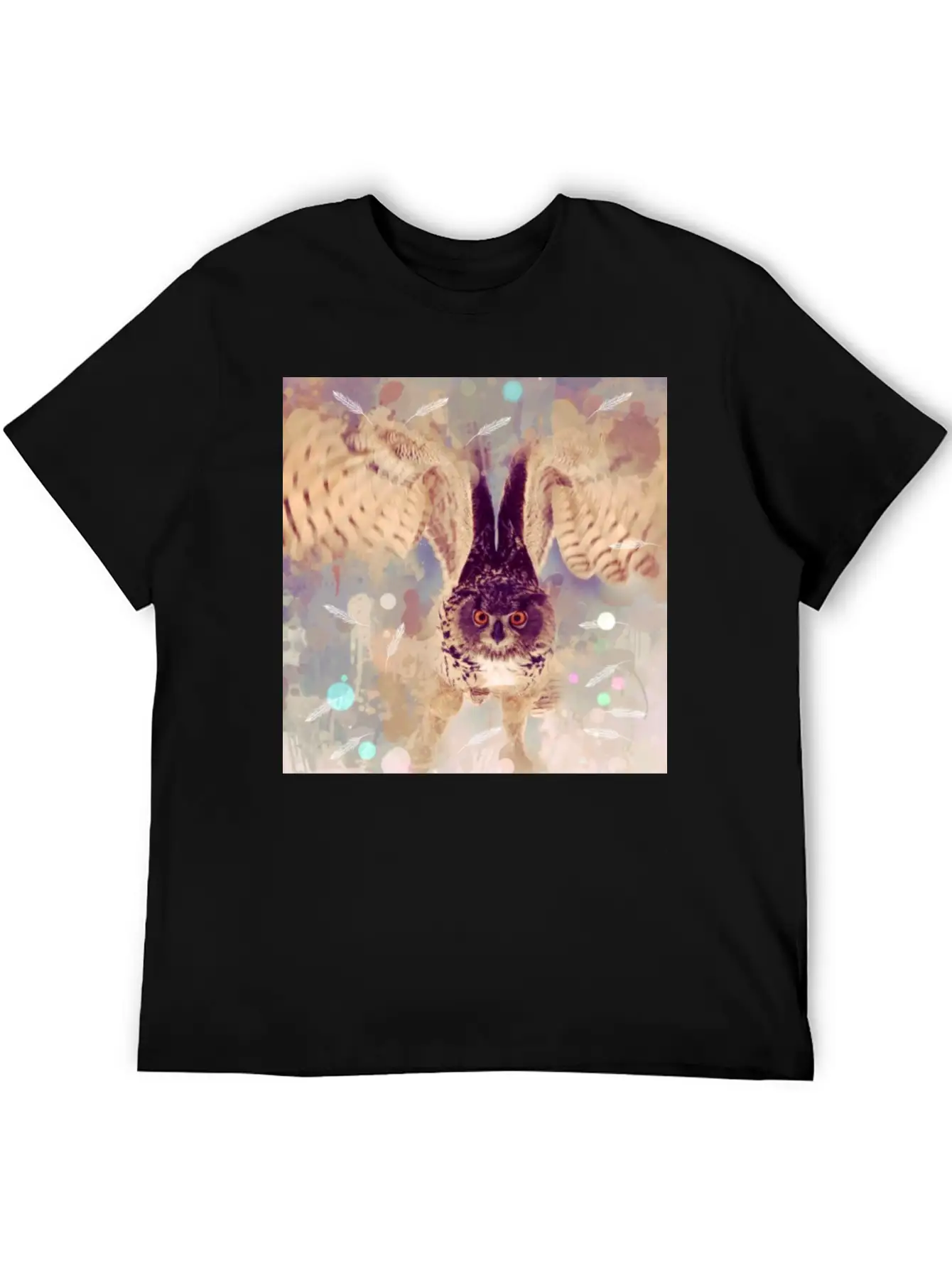 Owl In Flight Relaxed Everyday Tee – Lightweight And Durable Cotton