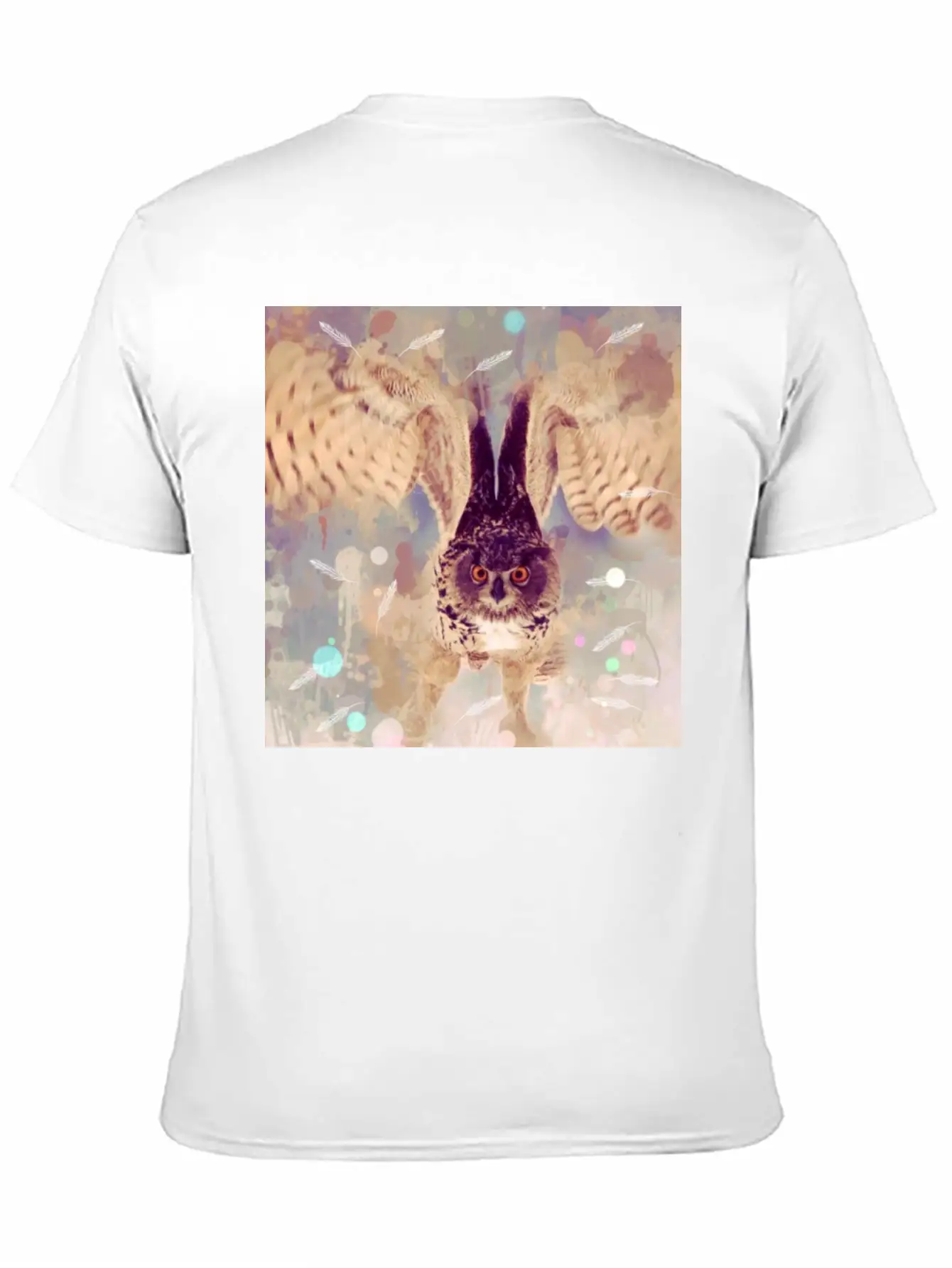 Owl In Flight Relaxed Everyday Tee – Lightweight And Durable Cotton