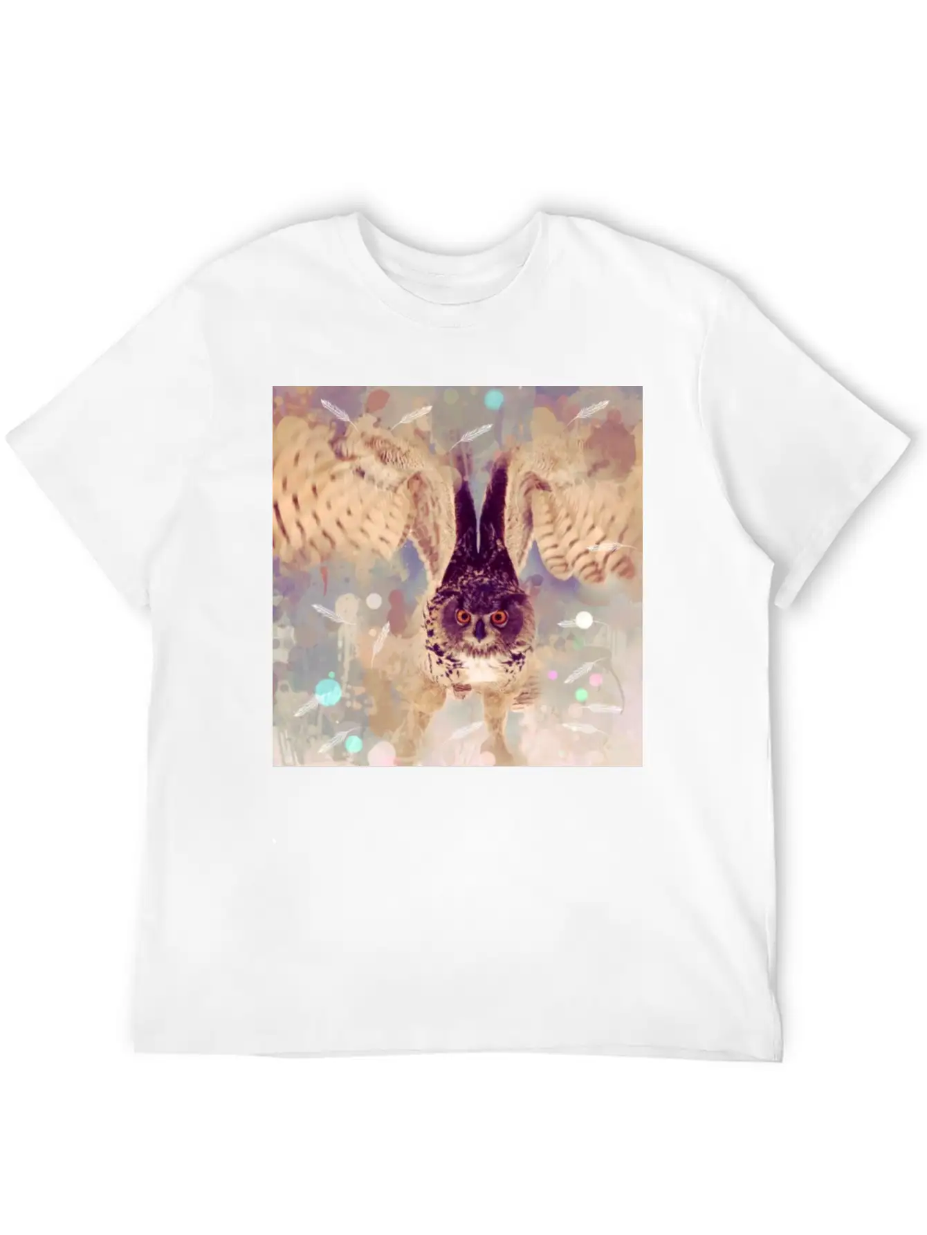 Owl In Flight Relaxed Everyday Tee – Lightweight And Durable Cotton
