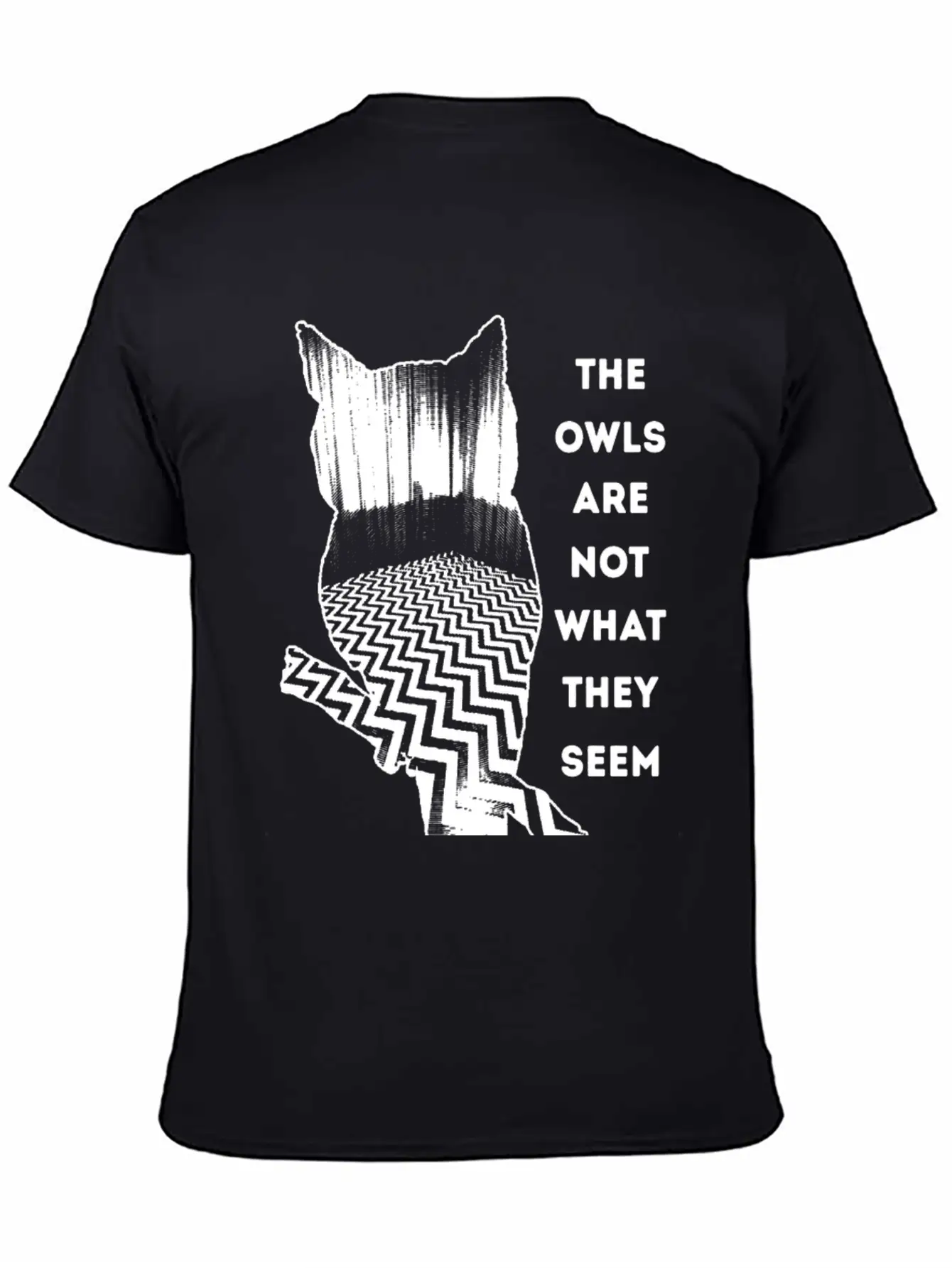 Owl - Owl - The Owls Are Not What They Seem Lightweight Cotton T-Shirt – Daily Comfort Graphic Shirt