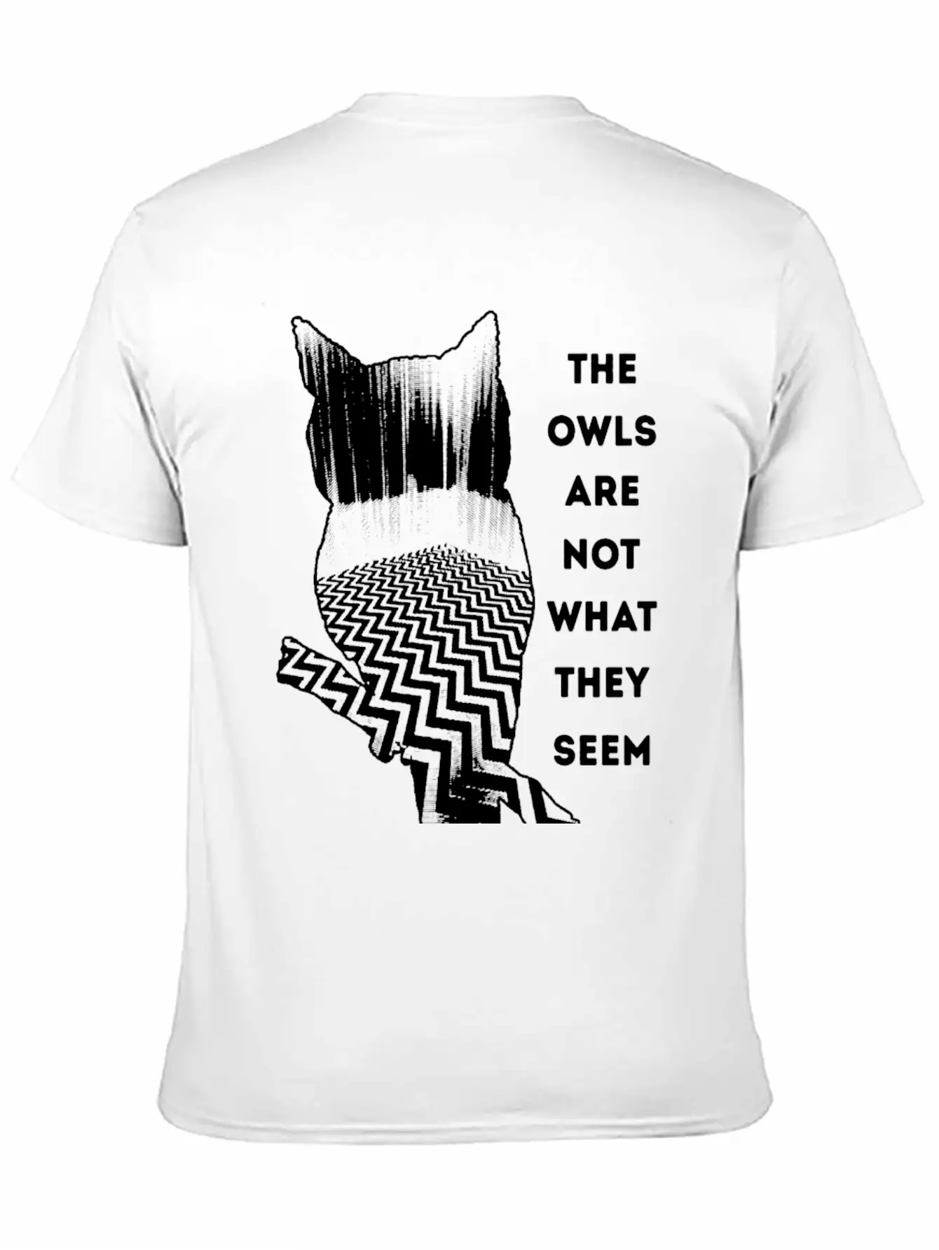 Owl - Owl - The Owls Are Not What They Seem Lightweight Cotton T-Shirt – Daily Comfort Graphic Shirt