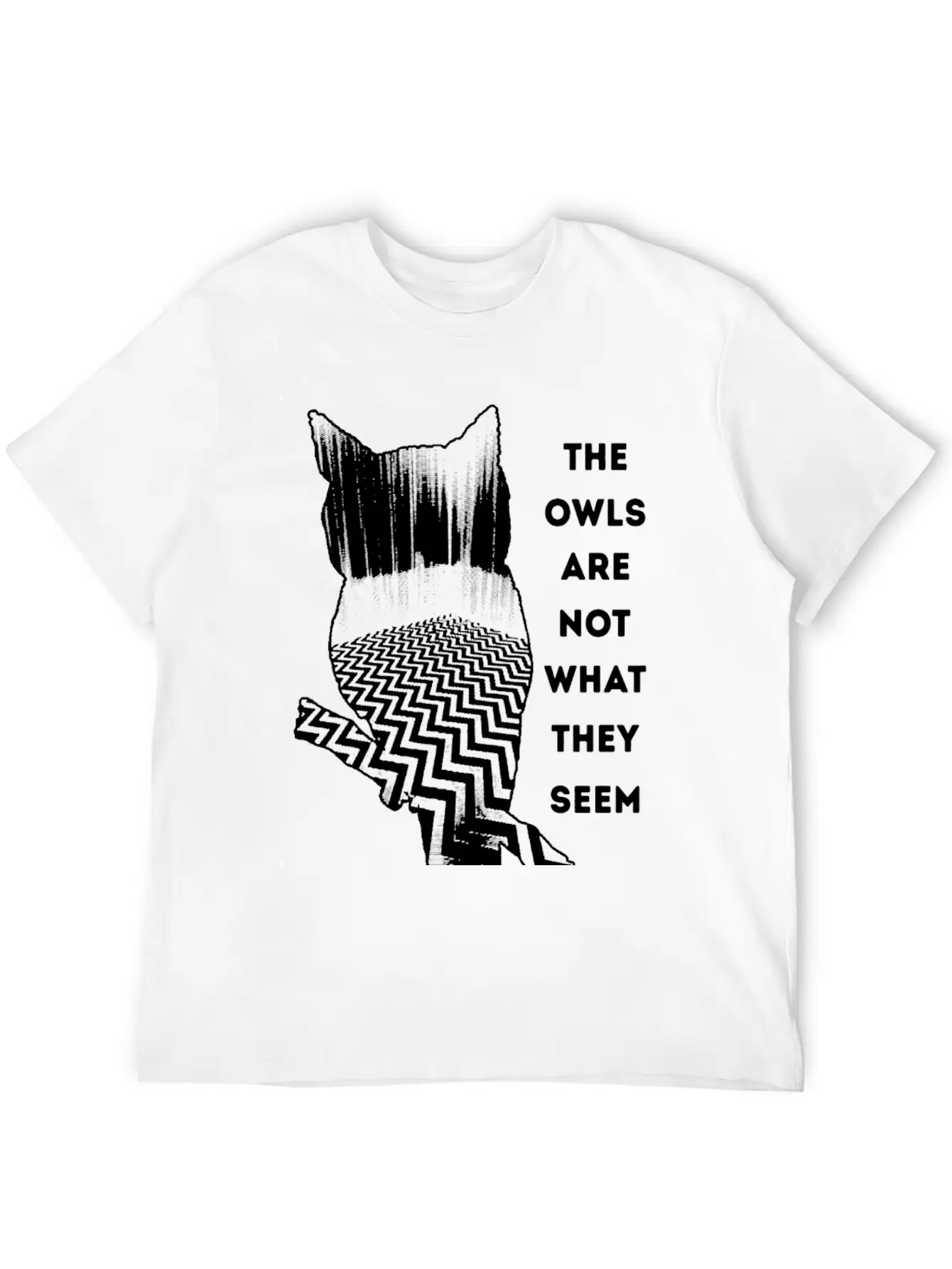 Owl - Owl - The Owls Are Not What They Seem Lightweight Cotton T-Shirt – Daily Comfort Graphic Shirt