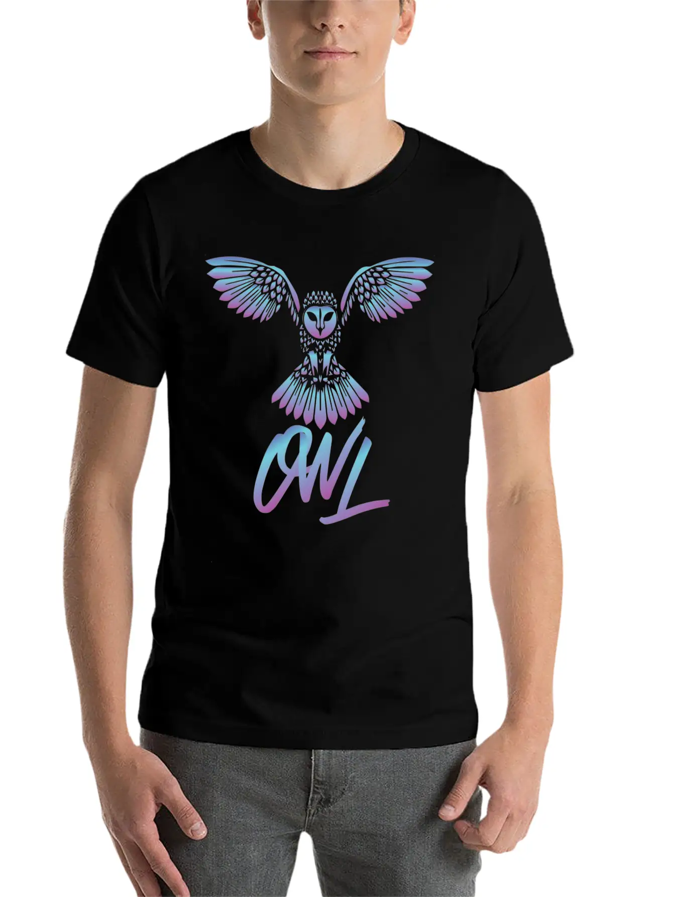 Owl Relaxed Everyday Tee – Lightweight And Durable Cotton