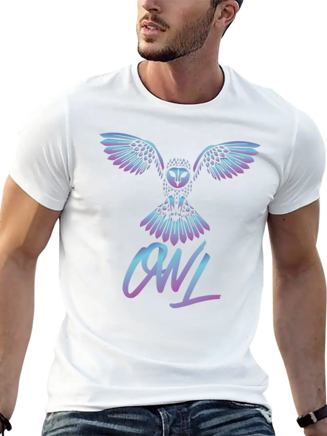 Owl Relaxed Everyday Tee – Lightweight And Durable Cotton