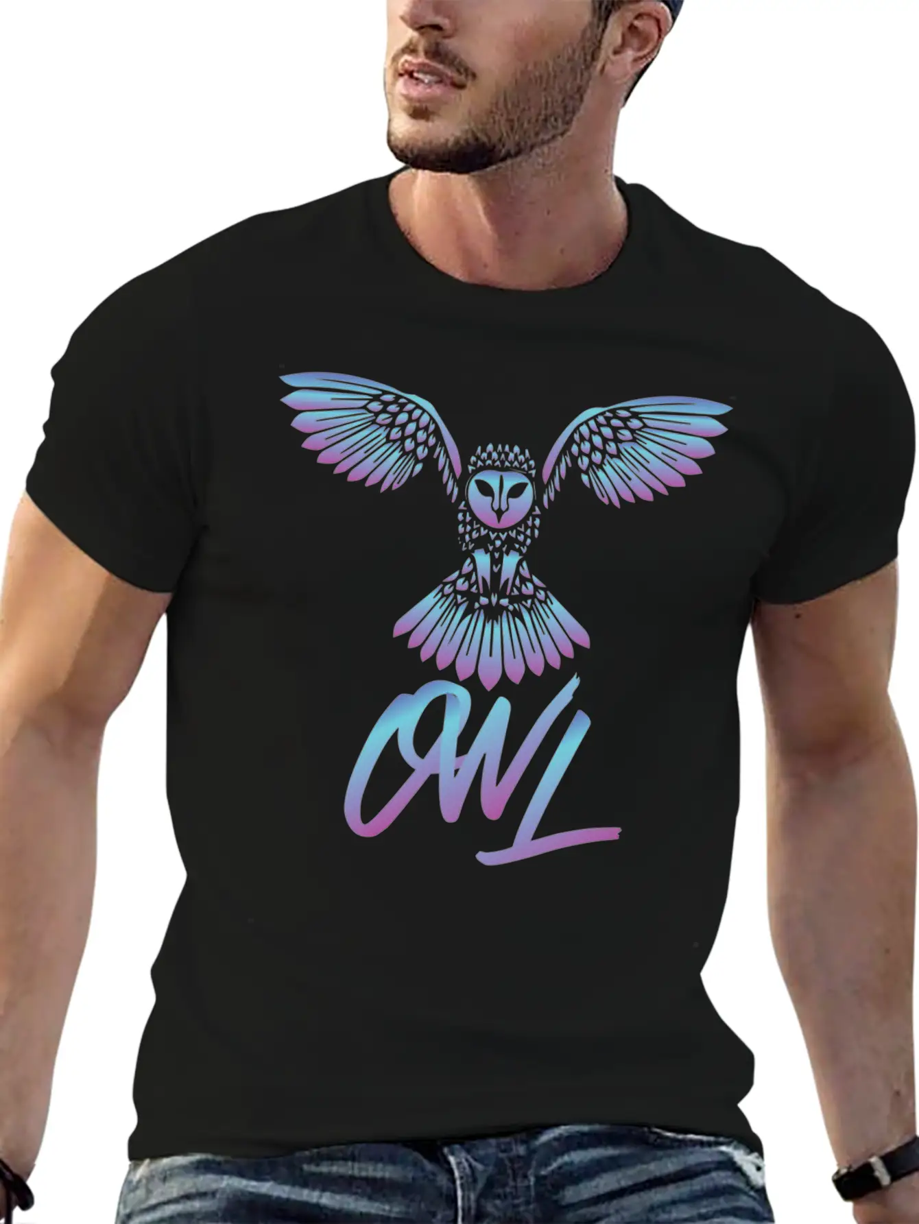 Owl Relaxed Everyday Tee – Lightweight And Durable Cotton