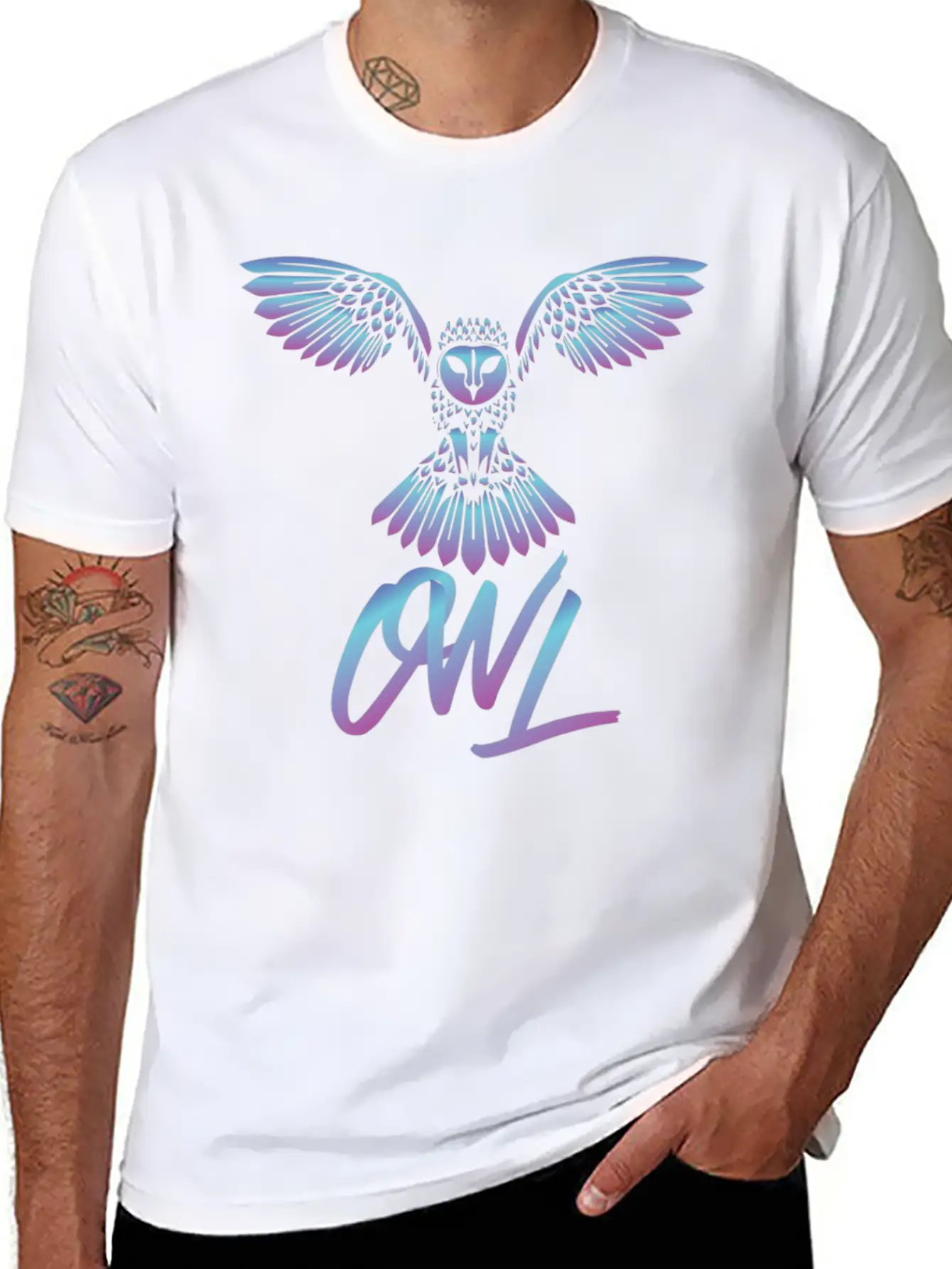 Owl Relaxed Everyday Tee – Lightweight And Durable Cotton