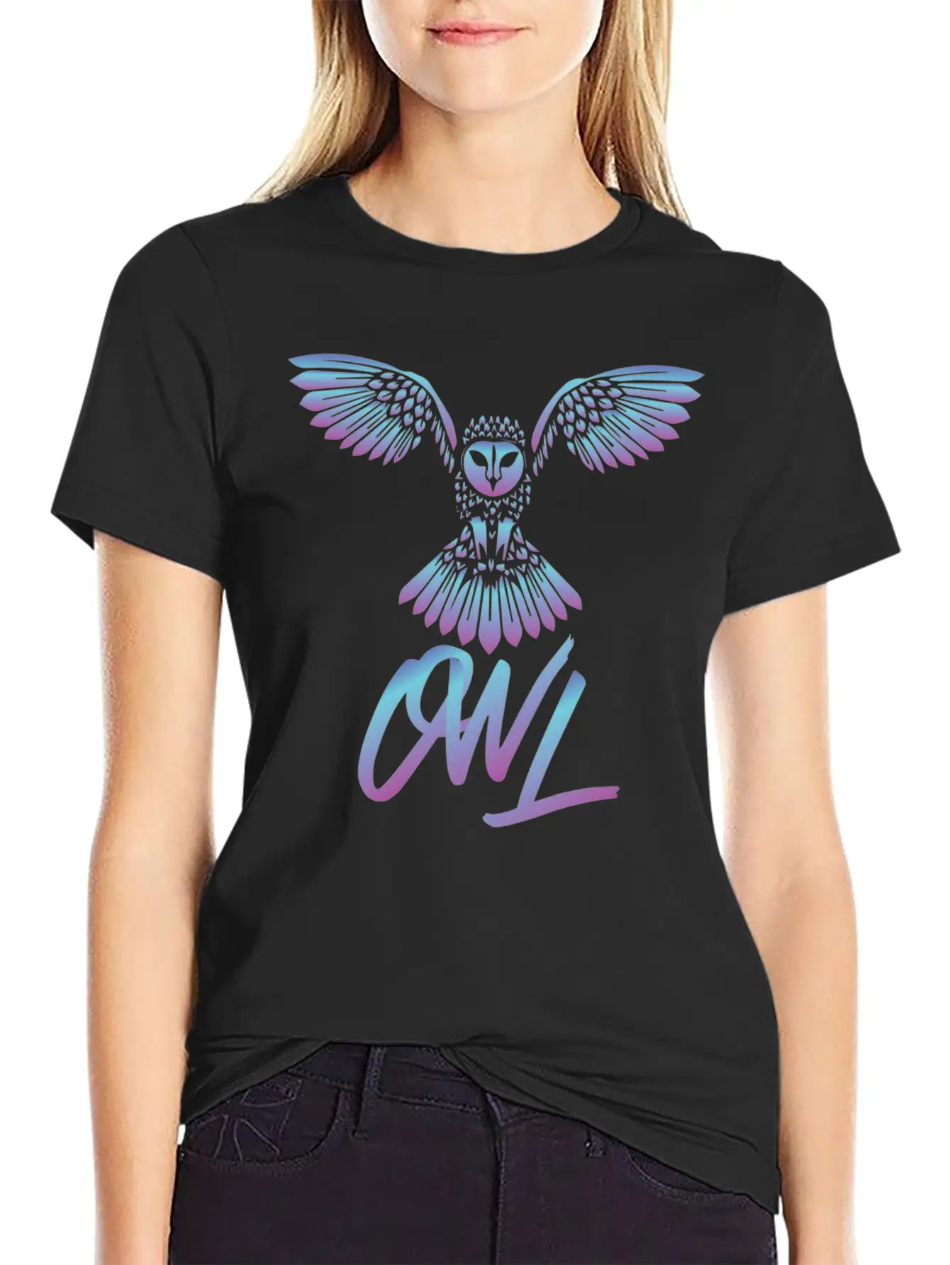 Owl Relaxed Everyday Tee – Lightweight And Durable Cotton