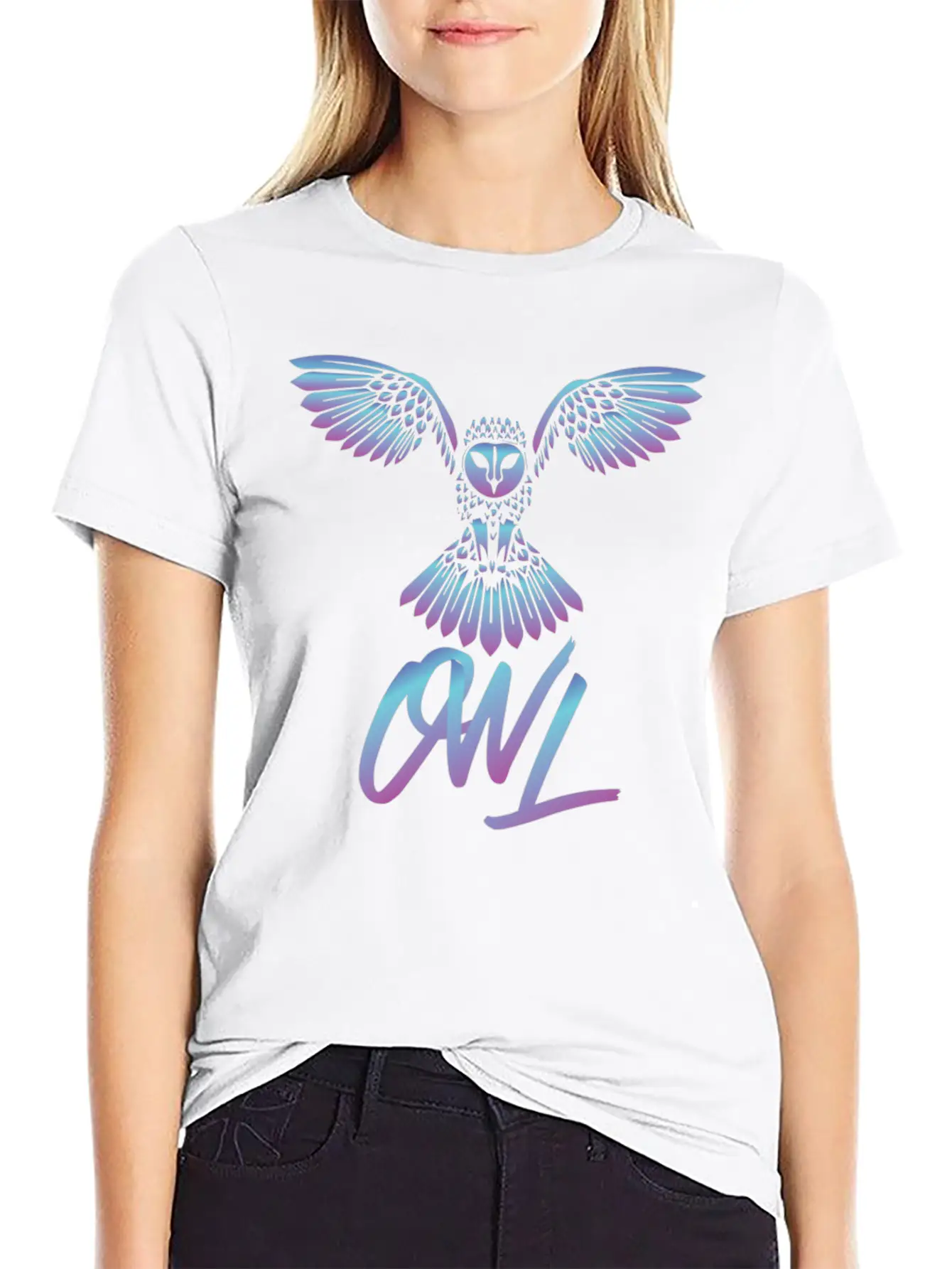 Owl Relaxed Everyday Tee – Lightweight And Durable Cotton