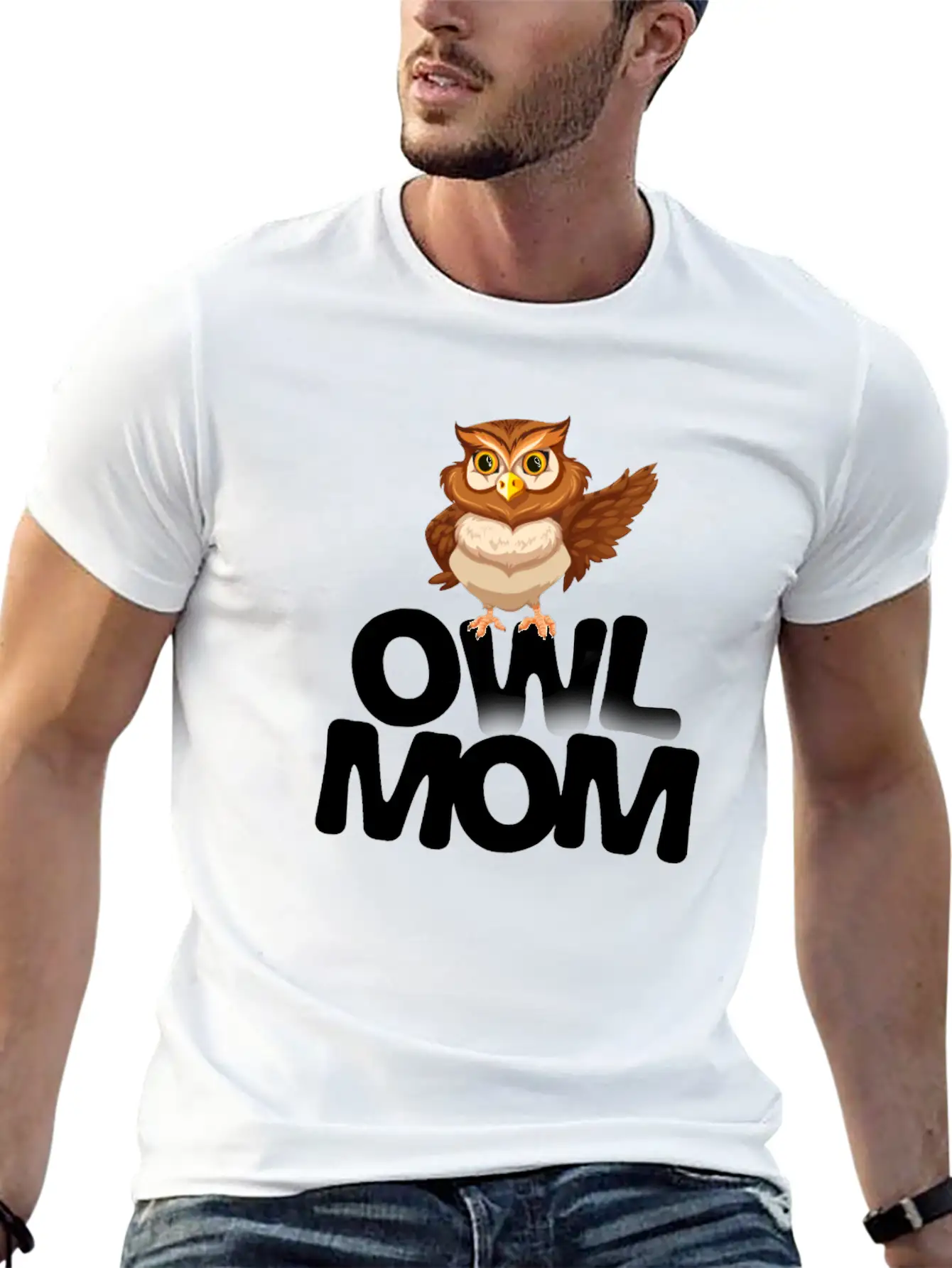 Owl Unisex Casual T-Shirt – Clean Design For Daily Comfort