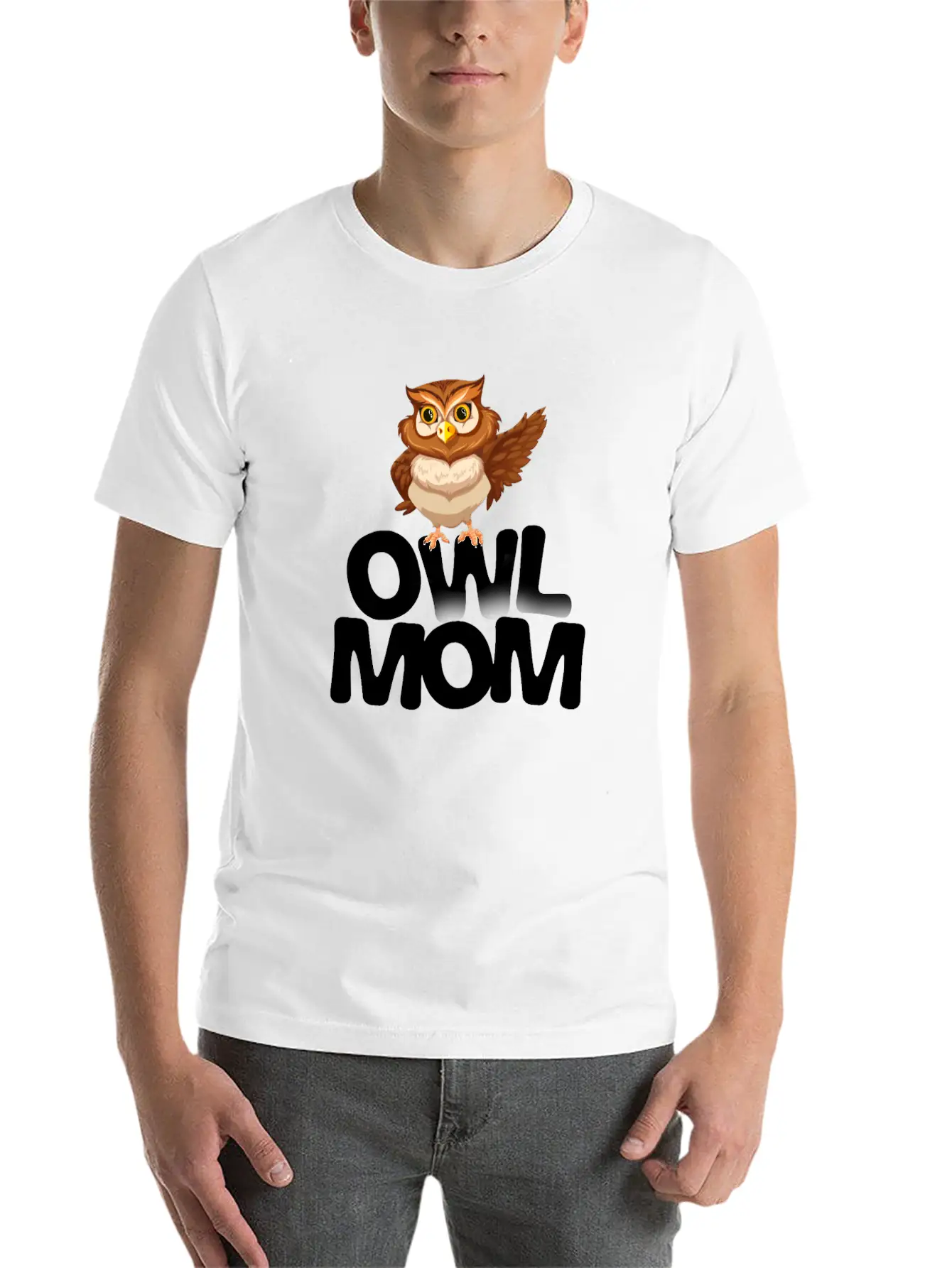Owl Unisex Casual T-Shirt – Clean Design For Daily Comfort
