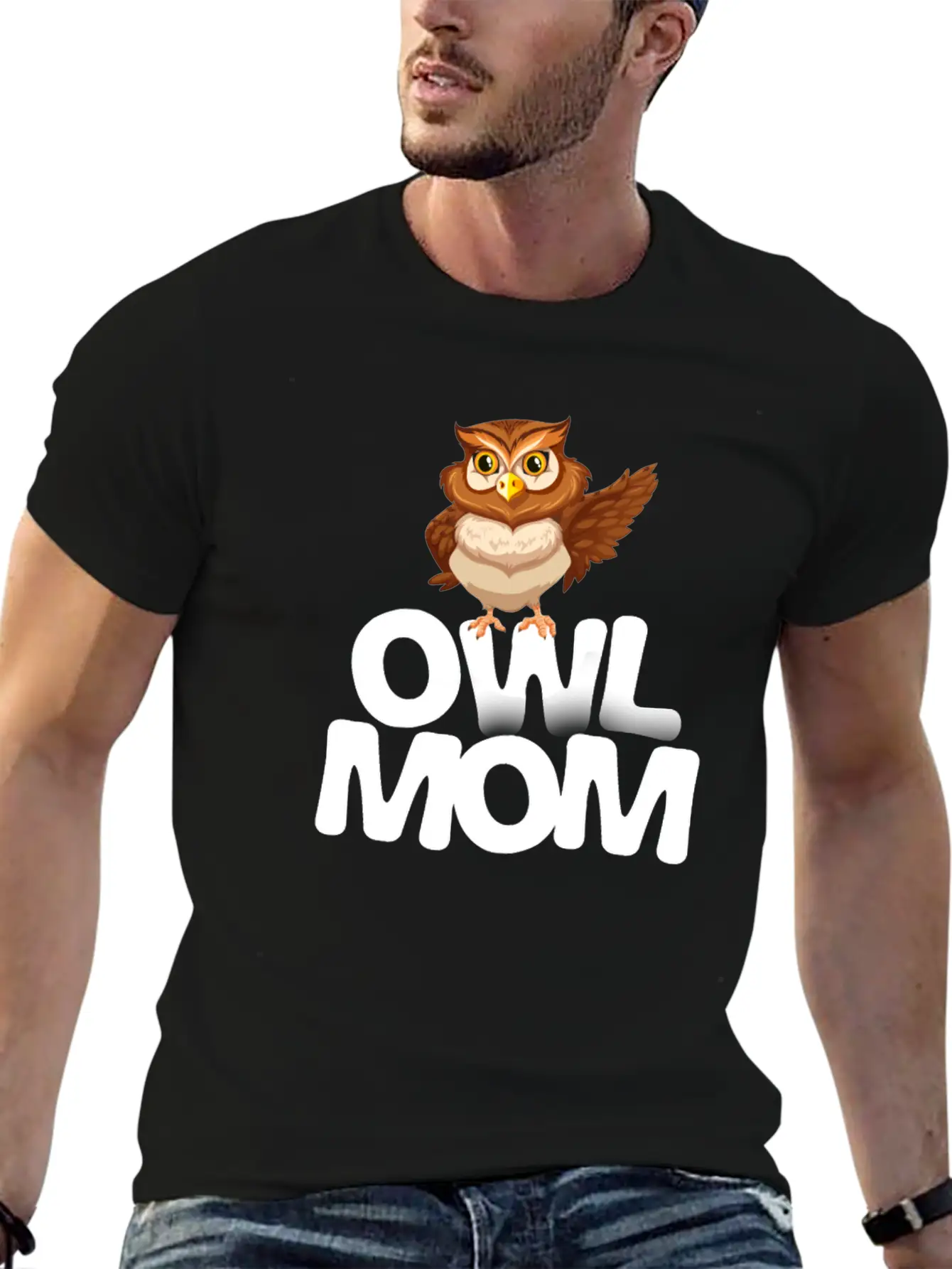 Owl Unisex Casual T-Shirt – Clean Design For Daily Comfort
