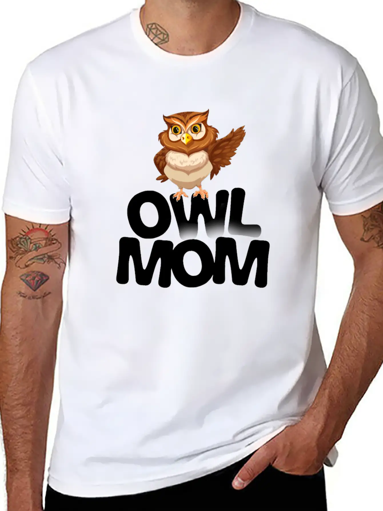 Owl Unisex Casual T-Shirt – Clean Design For Daily Comfort