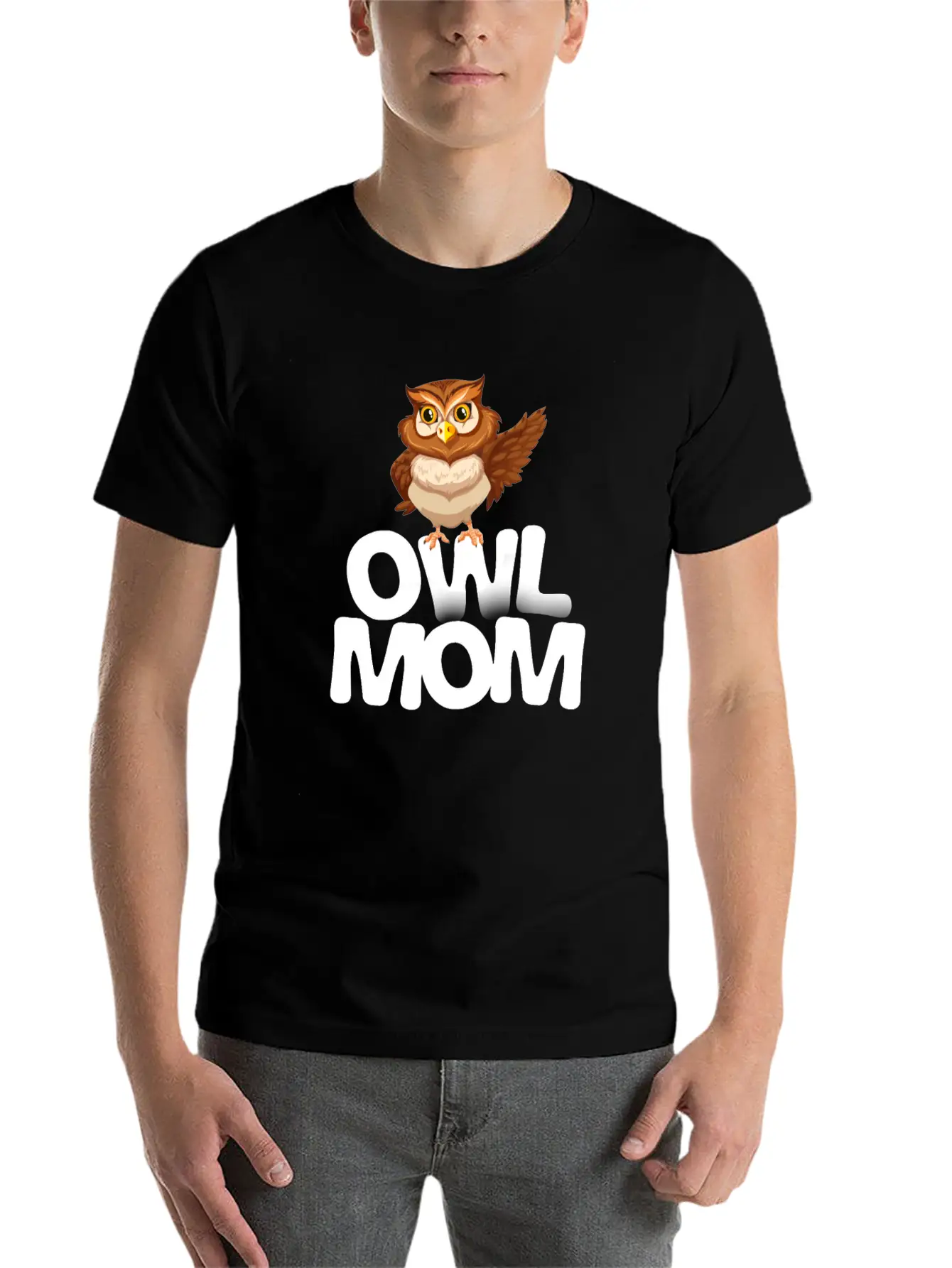 Owl Unisex Casual T-Shirt – Clean Design For Daily Comfort