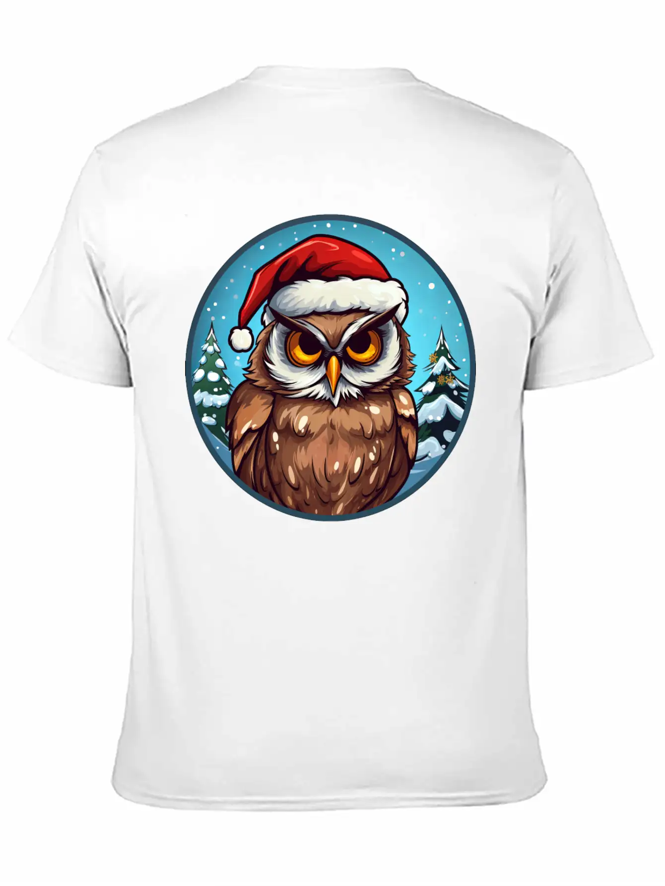 Owls Christmas Soft Cotton Short Sleeve Tee – Unisex Wardrobe Staple