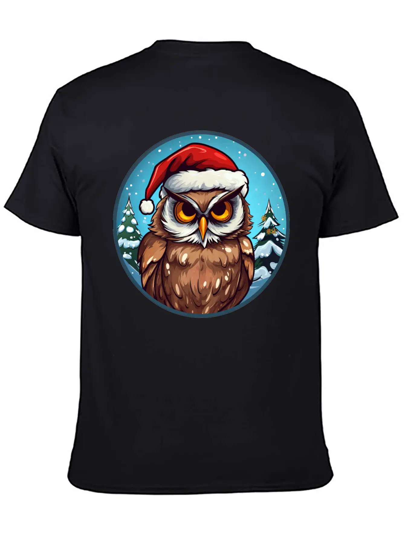 Owls Christmas Soft Cotton Short Sleeve Tee – Unisex Wardrobe Staple