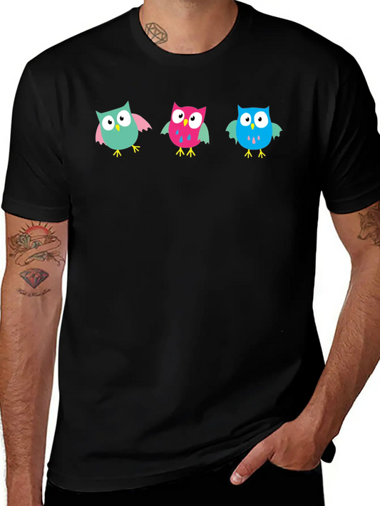 Owls Modern Fit Casual T-Shirt – Clean And Versatile Design