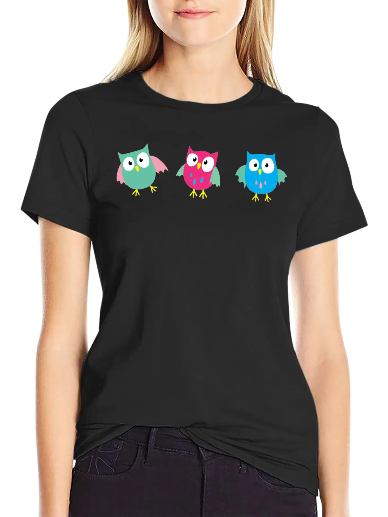 Owls Modern Fit Casual T-Shirt – Clean And Versatile Design
