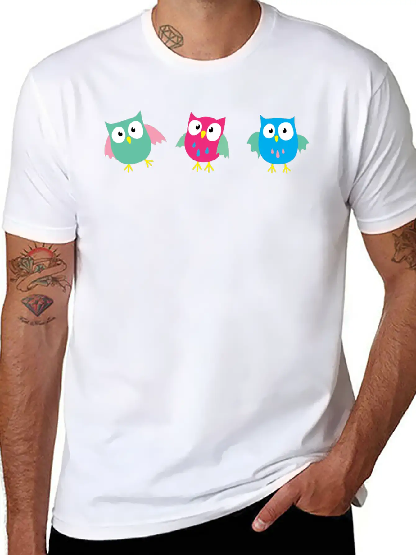 Owls Modern Fit Casual T-Shirt – Clean And Versatile Design