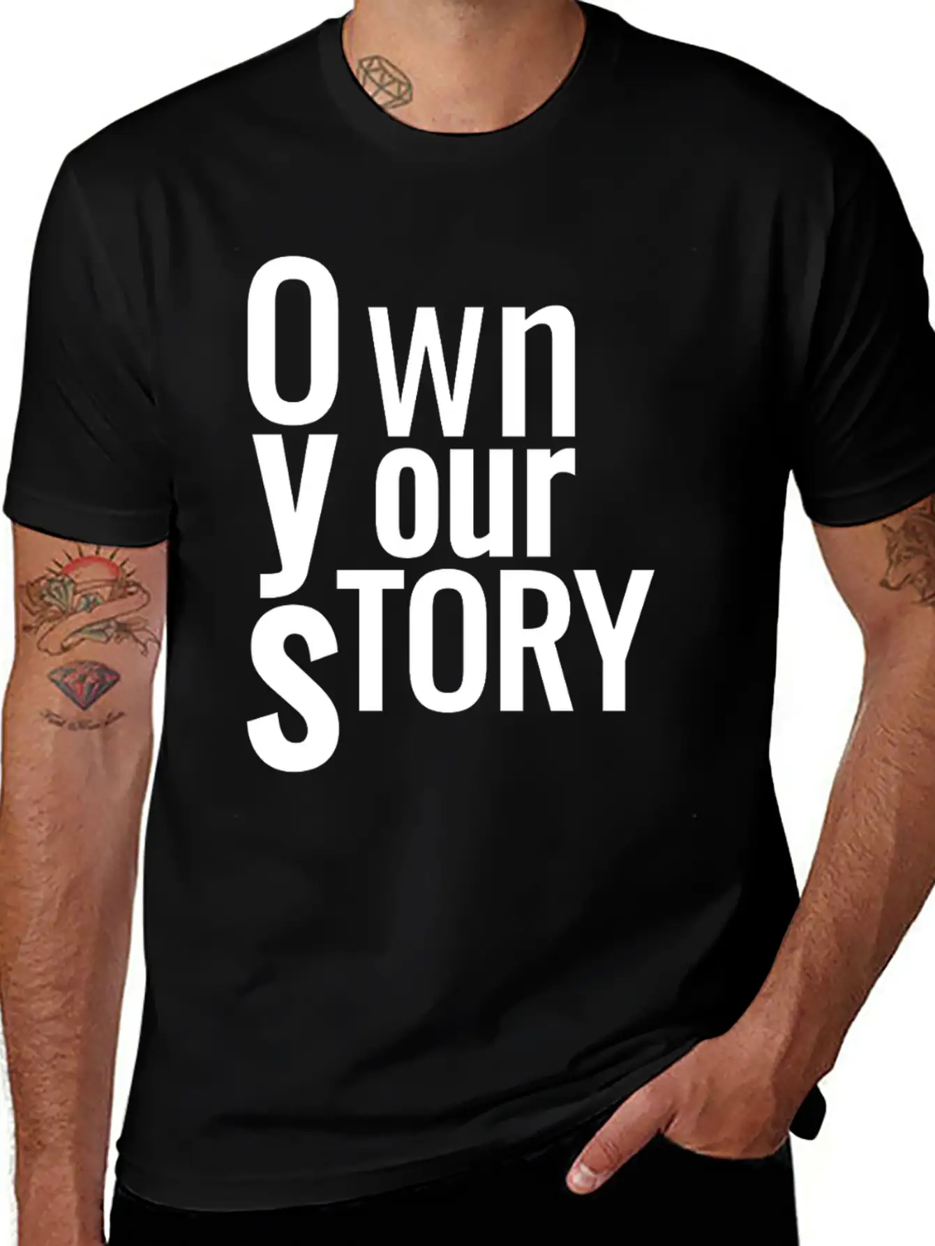 Own Your Story Classic Fit Graphic Tee For Daily Comfort – Unisex Cotton Shirt