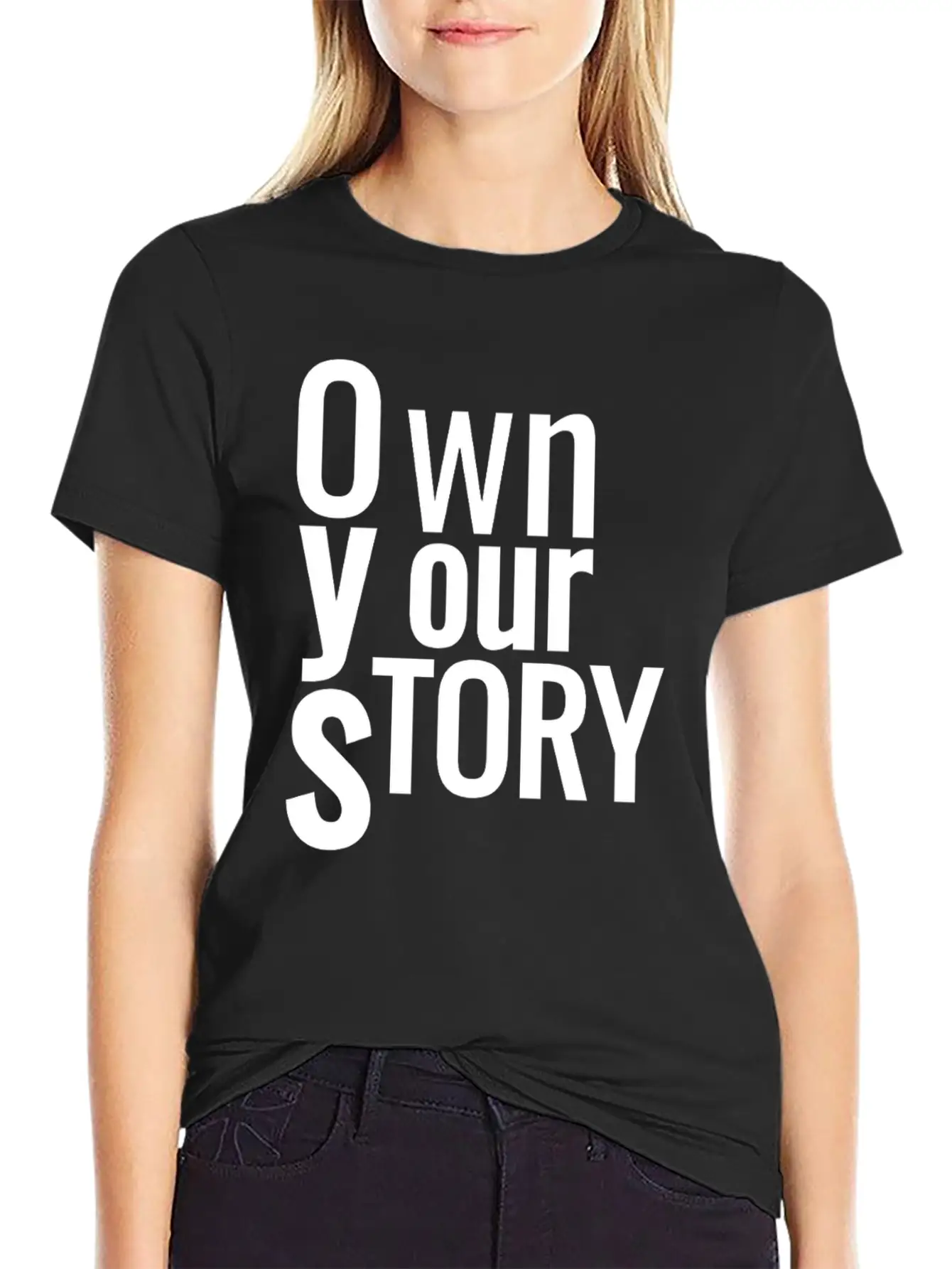 Own Your Story Classic Fit Graphic Tee For Daily Comfort – Unisex Cotton Shirt