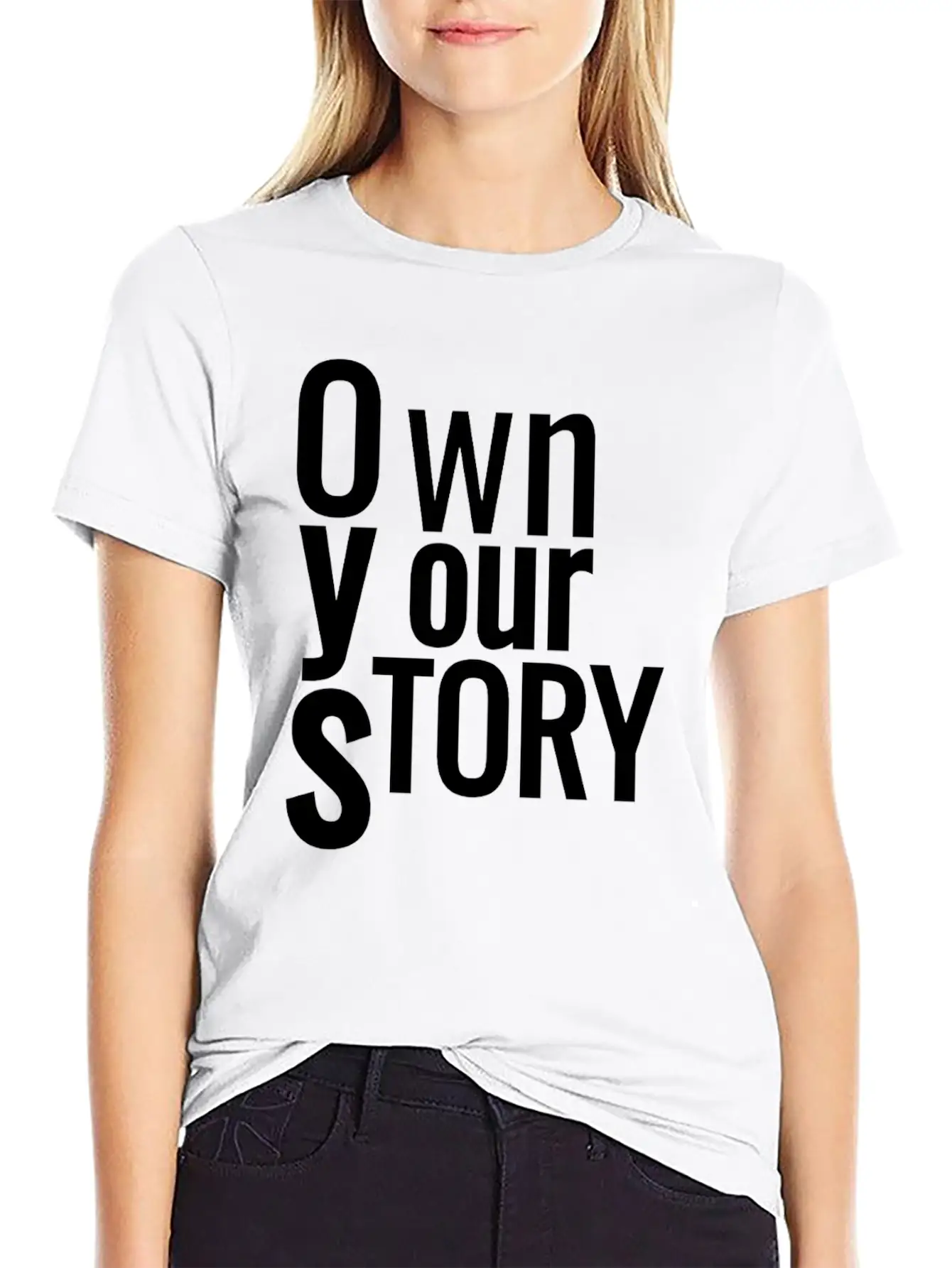 Own Your Story Classic Fit Graphic Tee For Daily Comfort – Unisex Cotton Shirt