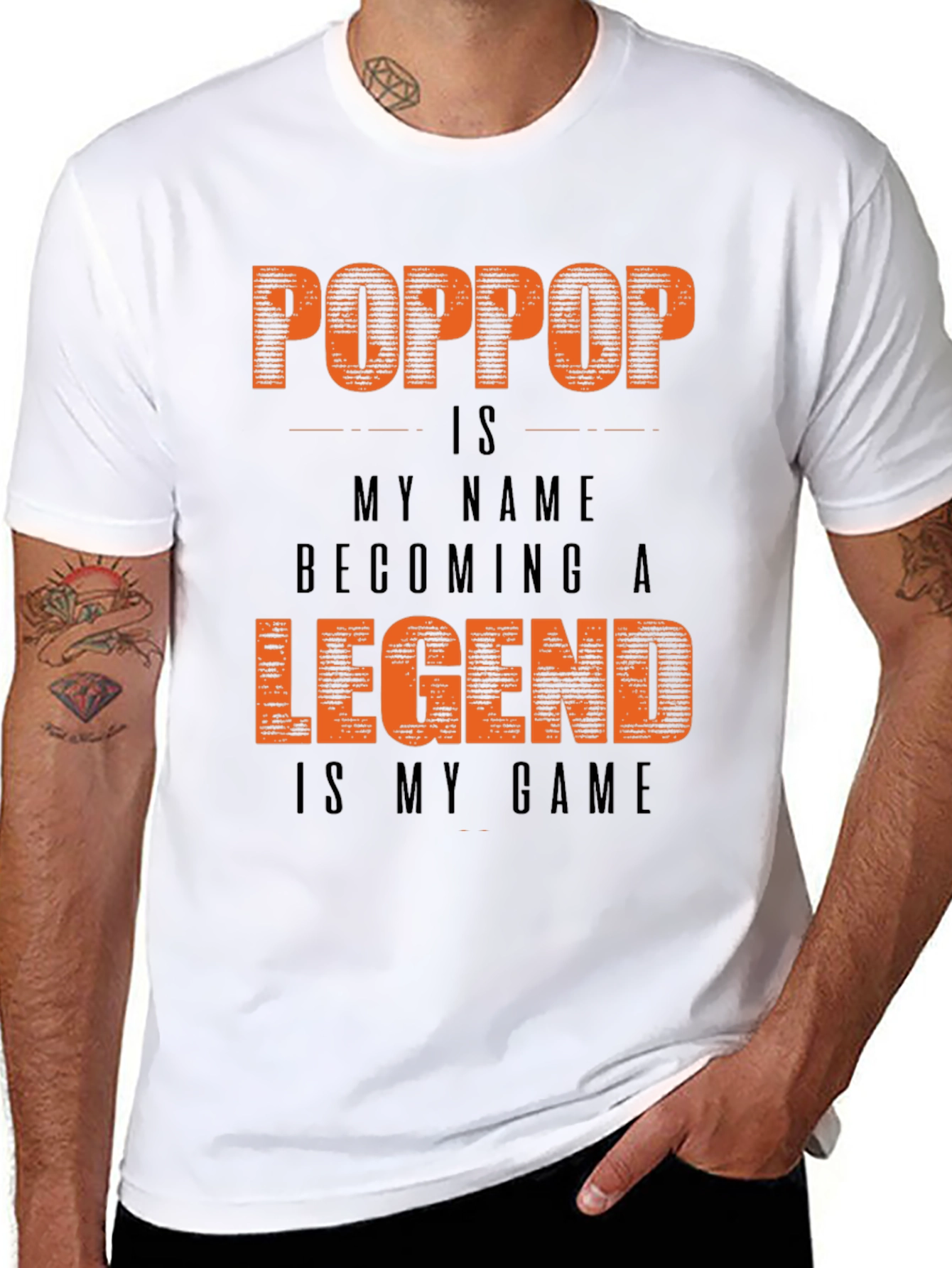 Poppop Legend T-Shirt - Gift for Grandfather