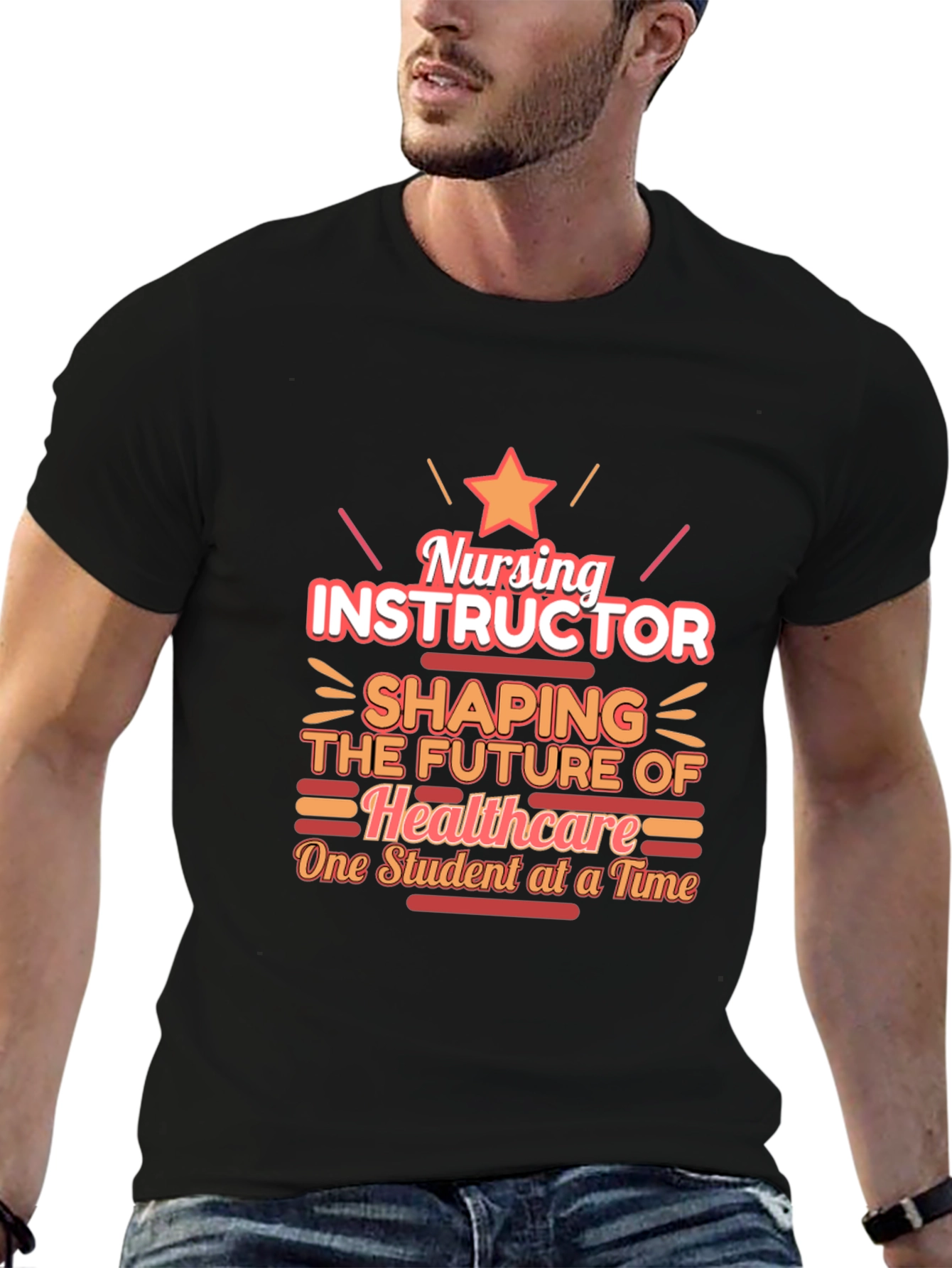 Nursing Instructor Graphic Tee - Shaping Healthcares Future