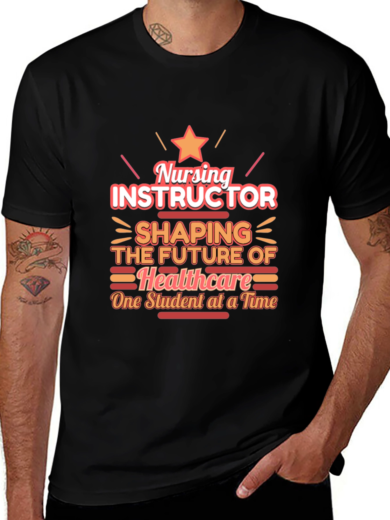 Nursing Instructor Graphic Tee - Shaping Healthcares Future