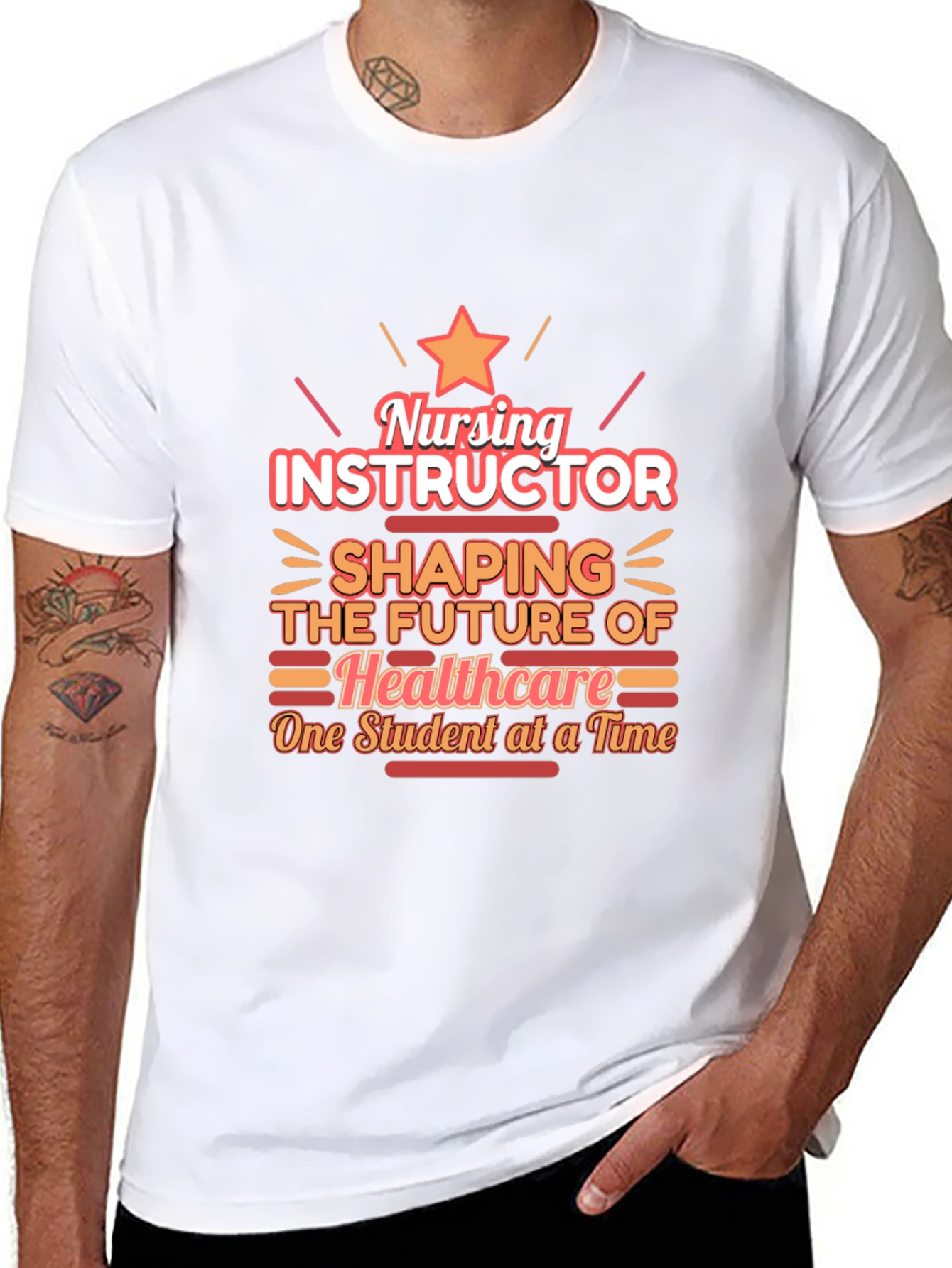 Nursing Instructor Graphic Tee - Shaping Healthcares Future