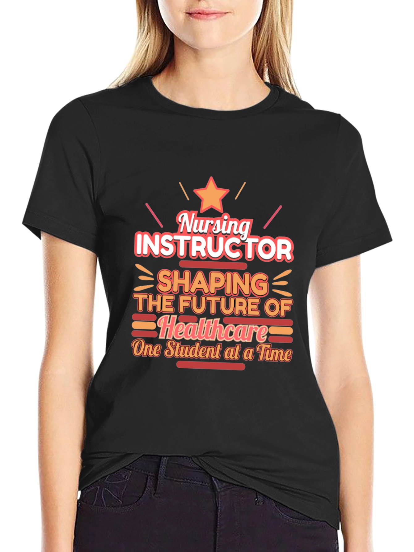 Nursing Instructor Graphic Tee - Shaping Healthcares Future