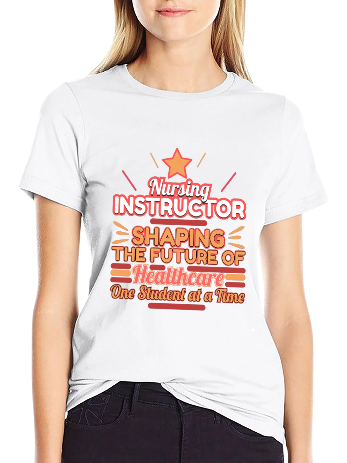 Nursing Instructor Graphic Tee - Shaping Healthcares Future