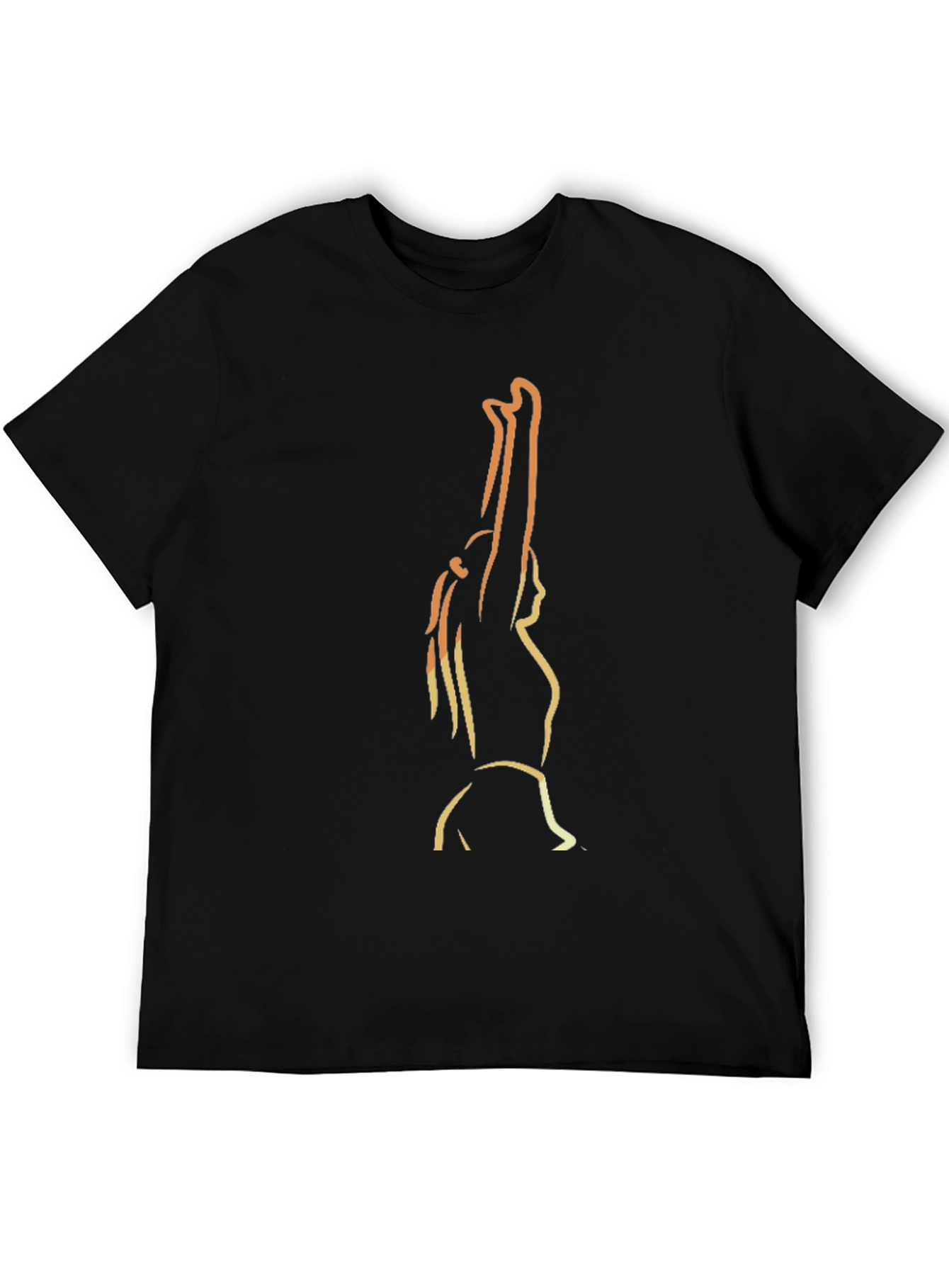 Silhouette Graphic Tee - Black