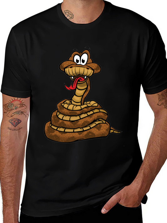Snake Cartoon Graphic T-Shirt