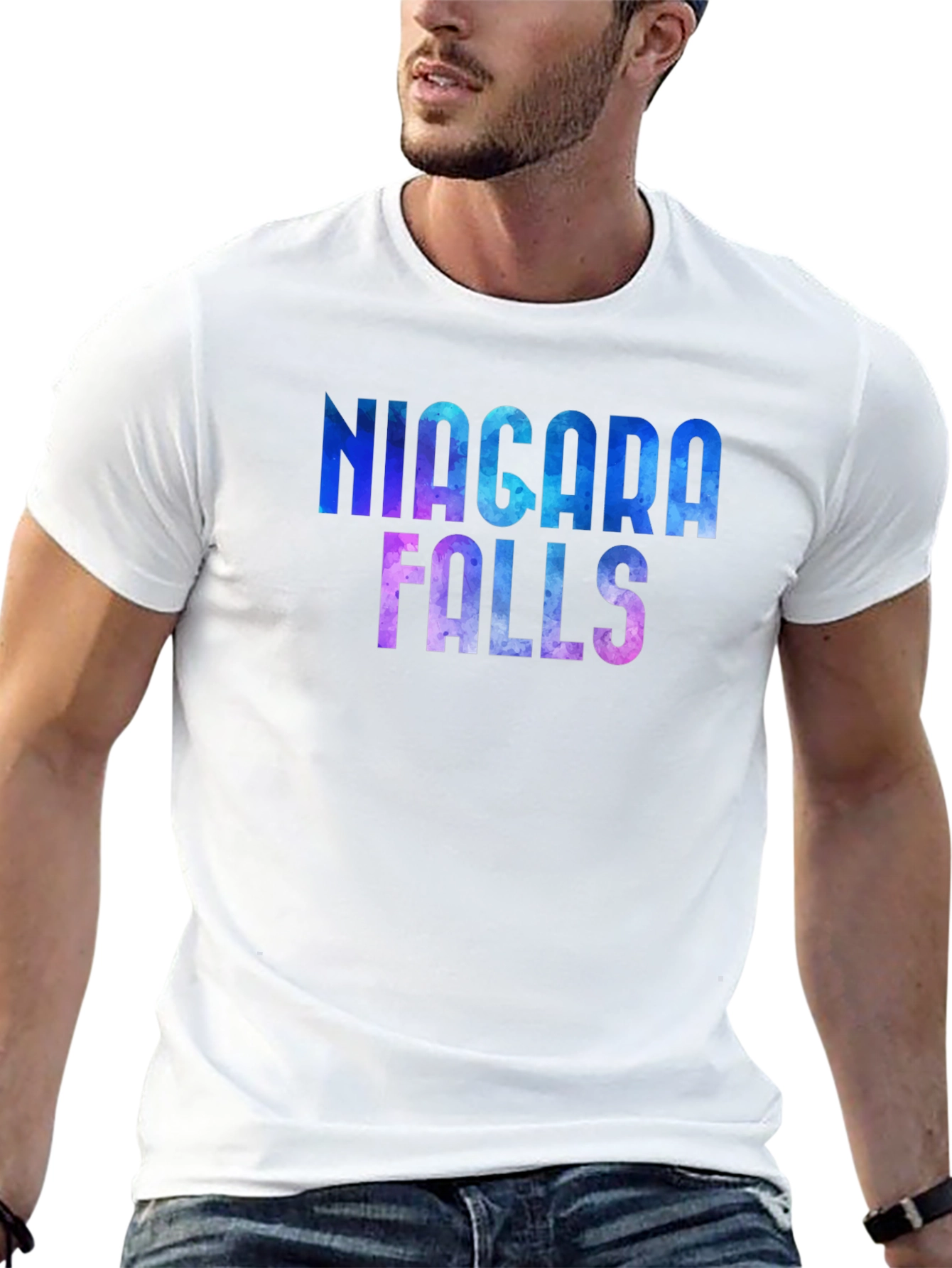 Niagara Falls Graphic T-Shirt - Mens Black Tee