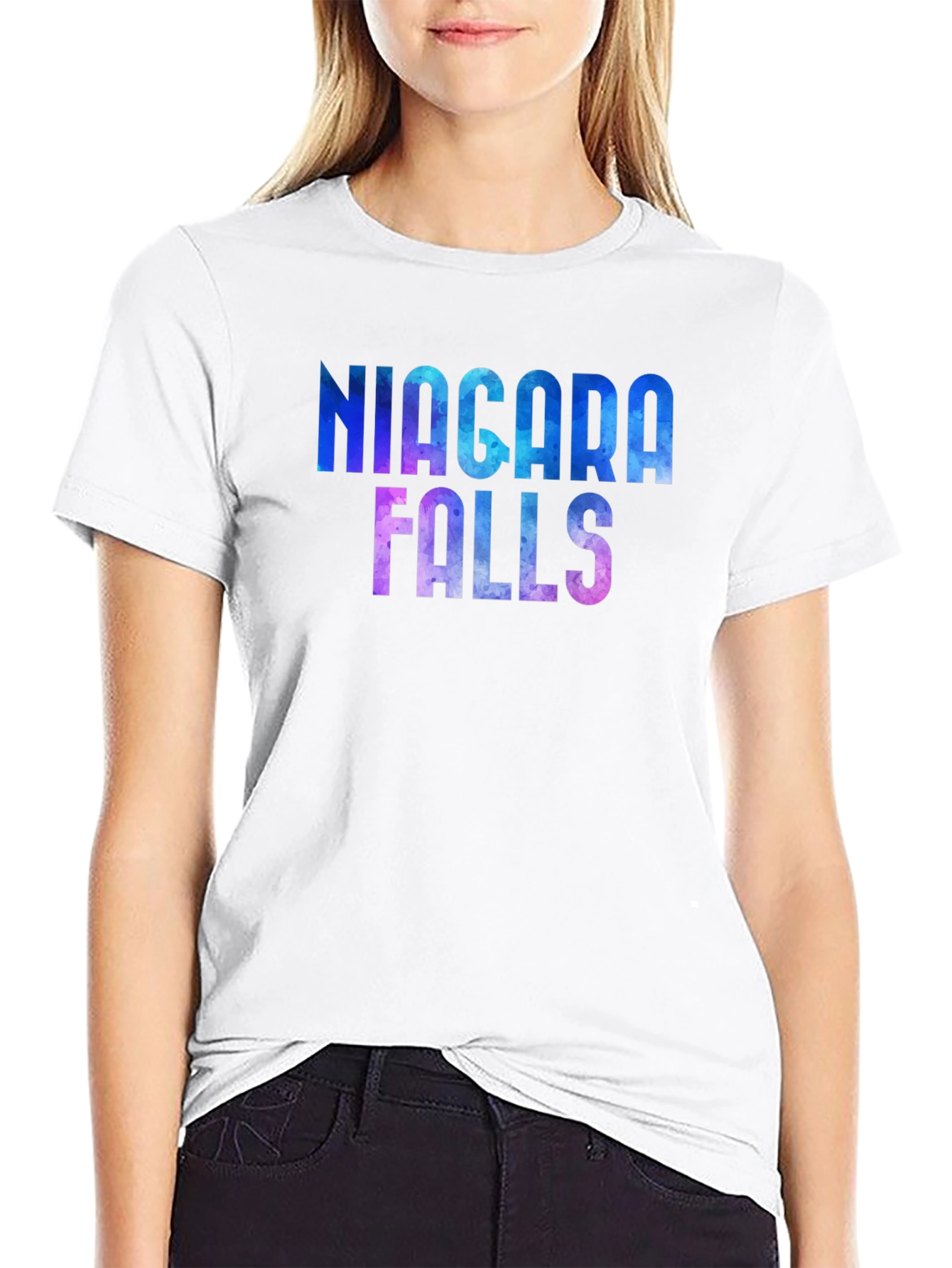 Niagara Falls Graphic T-Shirt - Mens Black Tee