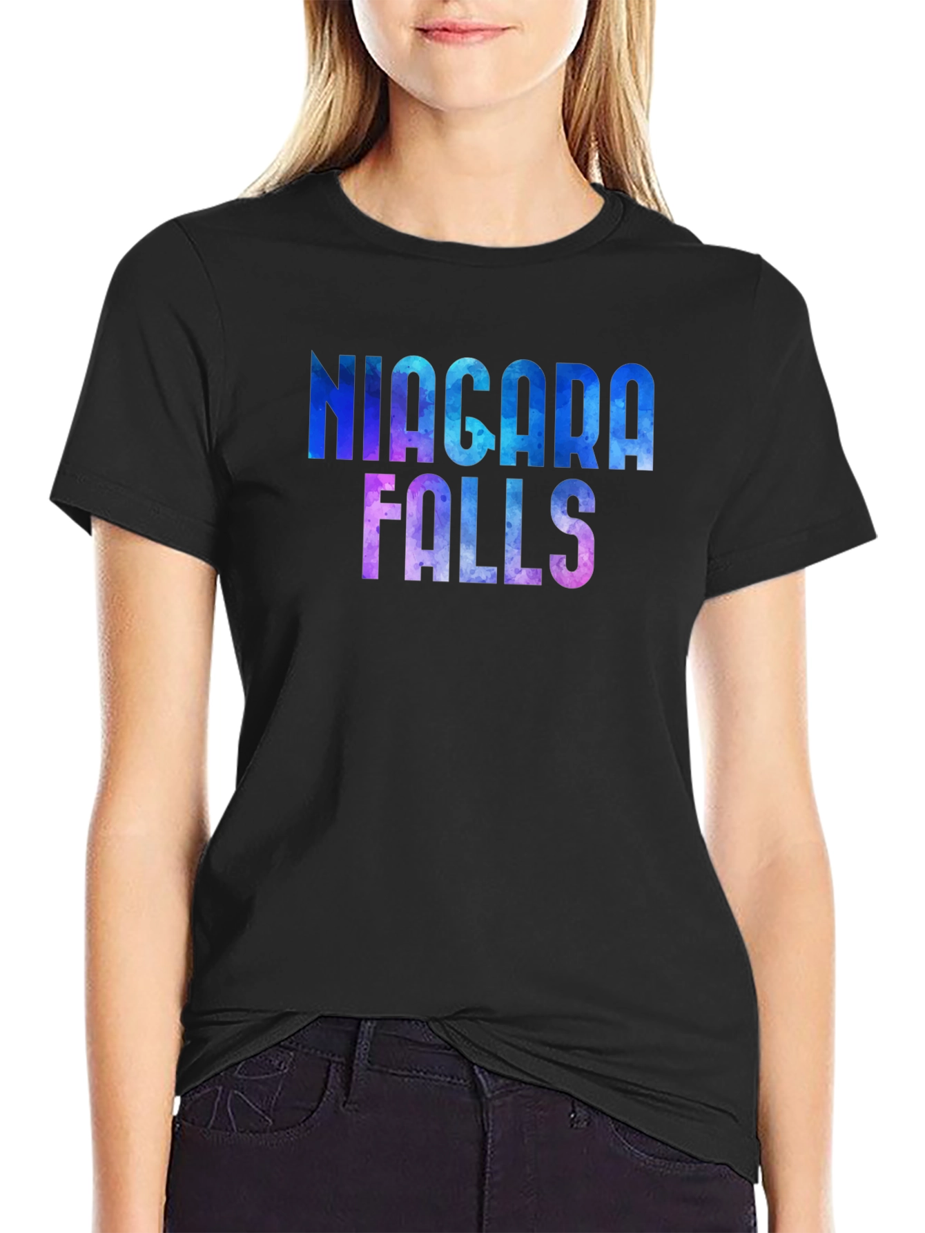 Niagara Falls Graphic T-Shirt - Mens Black Tee