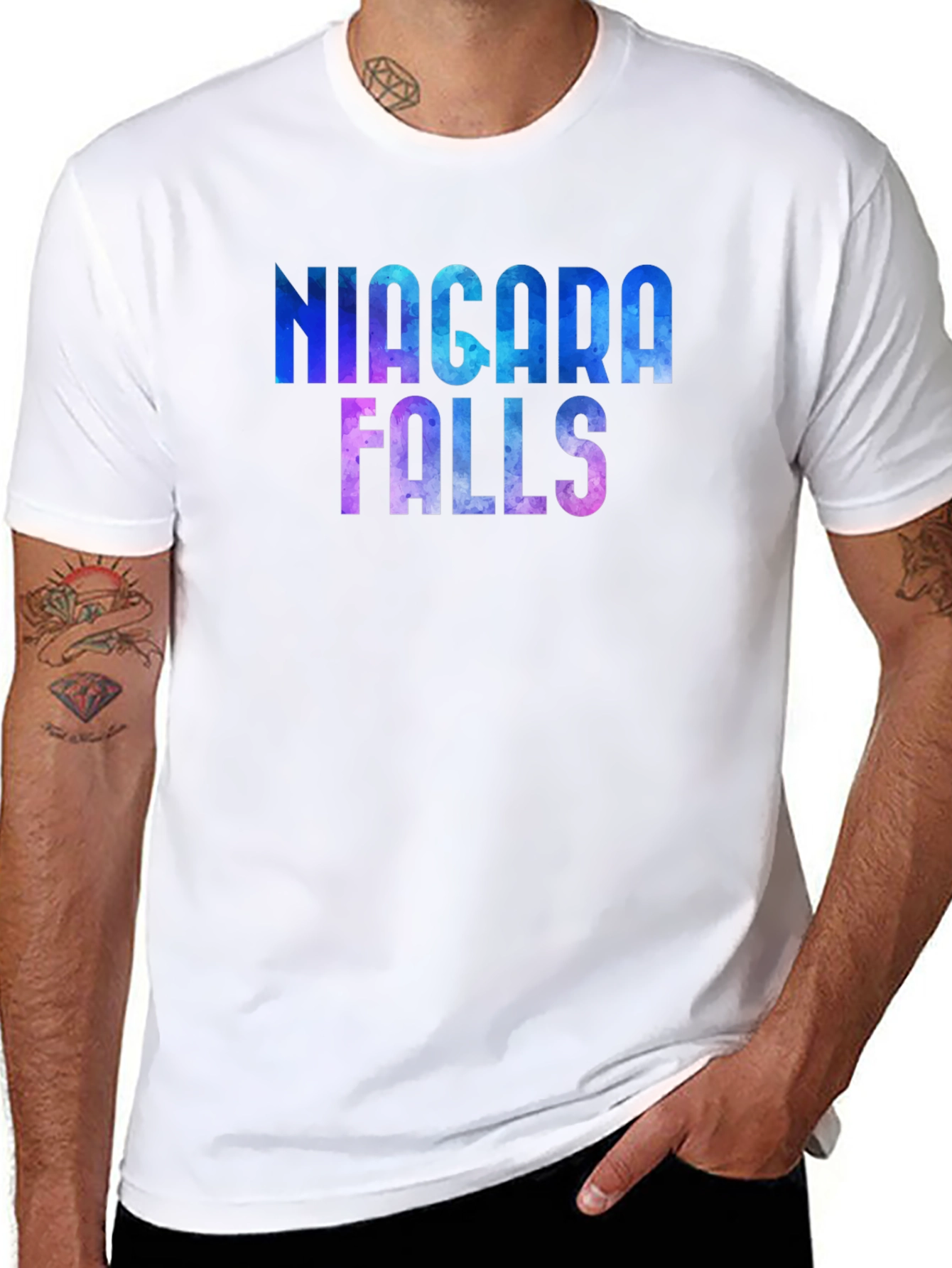 Niagara Falls Graphic T-Shirt - Mens Black Tee