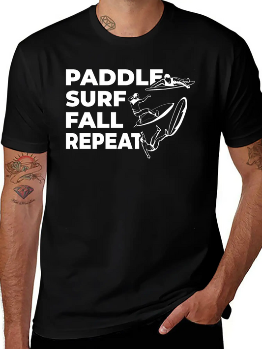 Paddle Surf Fall Repeat Soft Cotton Short Sleeve Tee – Unisex Wardrobe Staple