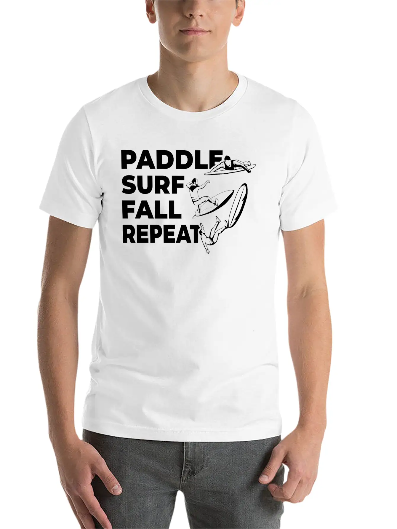 Paddle Surf Fall Repeat Soft Cotton Short Sleeve Tee – Unisex Wardrobe Staple