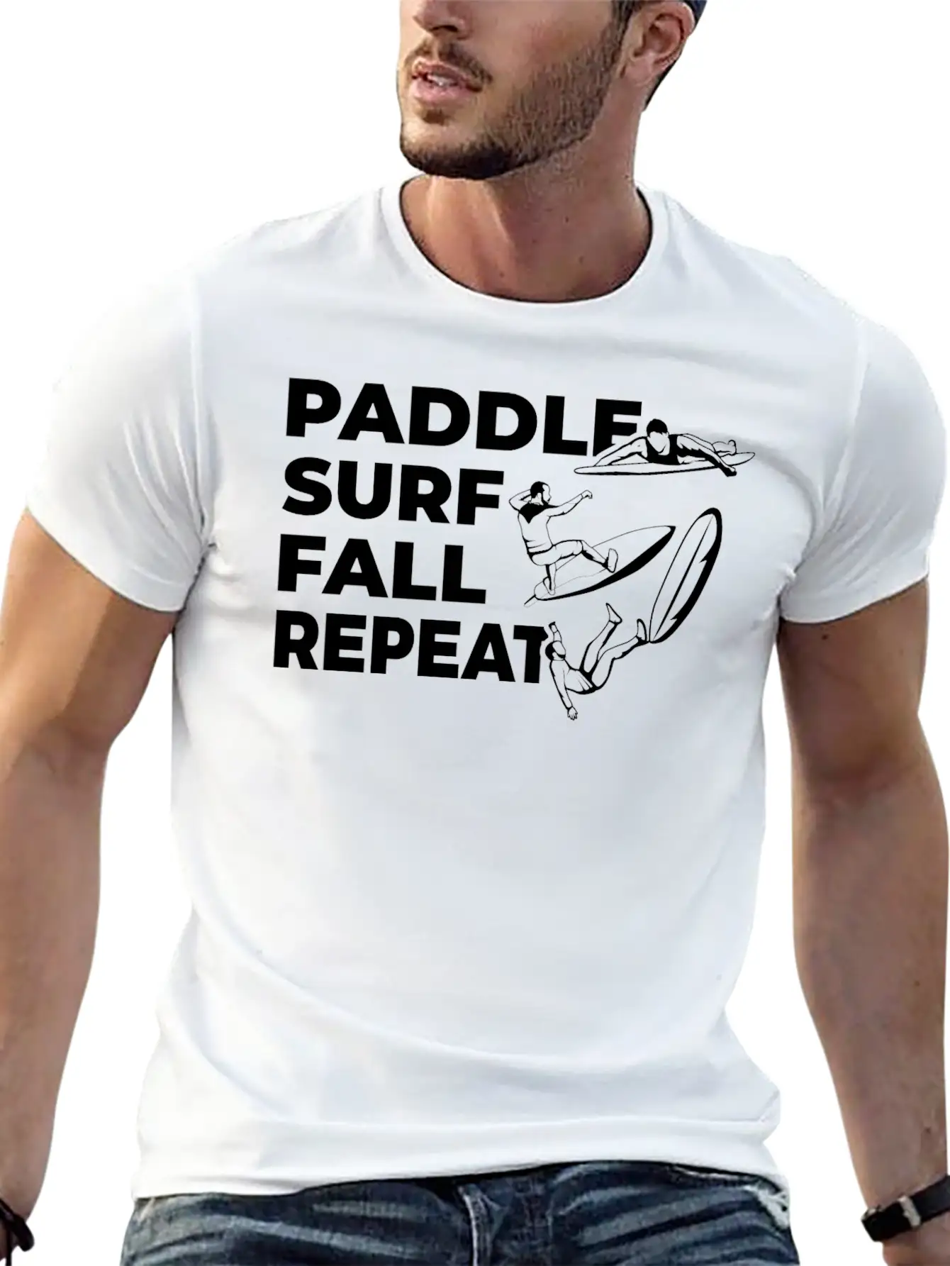 Paddle Surf Fall Repeat Soft Cotton Short Sleeve Tee – Unisex Wardrobe Staple