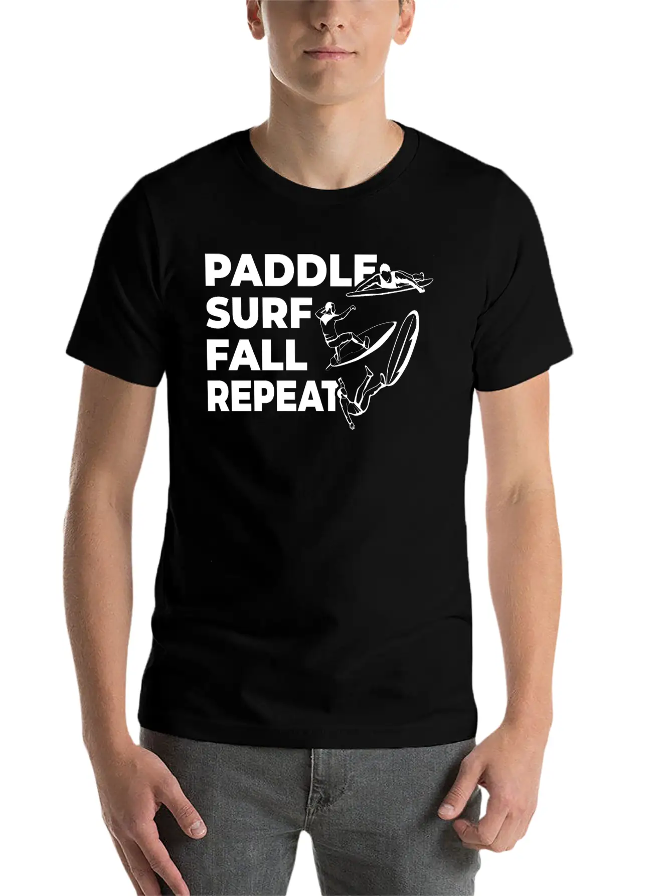 Paddle Surf Fall Repeat Soft Cotton Short Sleeve Tee – Unisex Wardrobe Staple