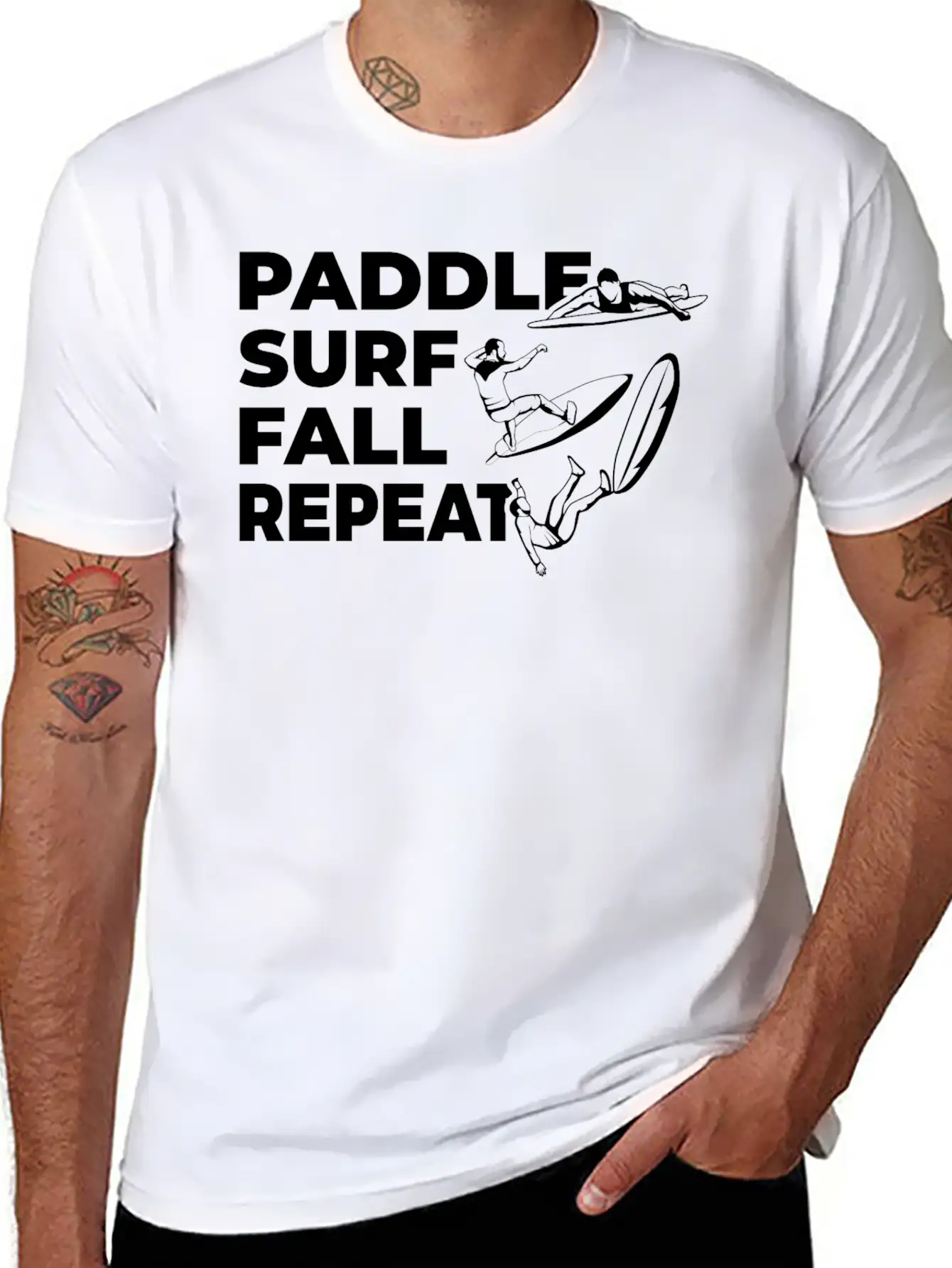 Paddle Surf Fall Repeat Soft Cotton Short Sleeve Tee – Unisex Wardrobe Staple
