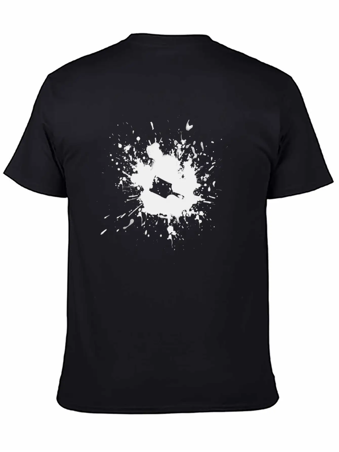 Paint Brush Splatter Lightweight Cotton T-Shirt – Daily Comfort Graphic Shirt