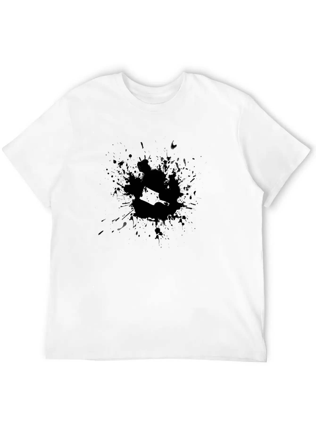 Paint Brush Splatter Lightweight Cotton T-Shirt – Daily Comfort Graphic Shirt