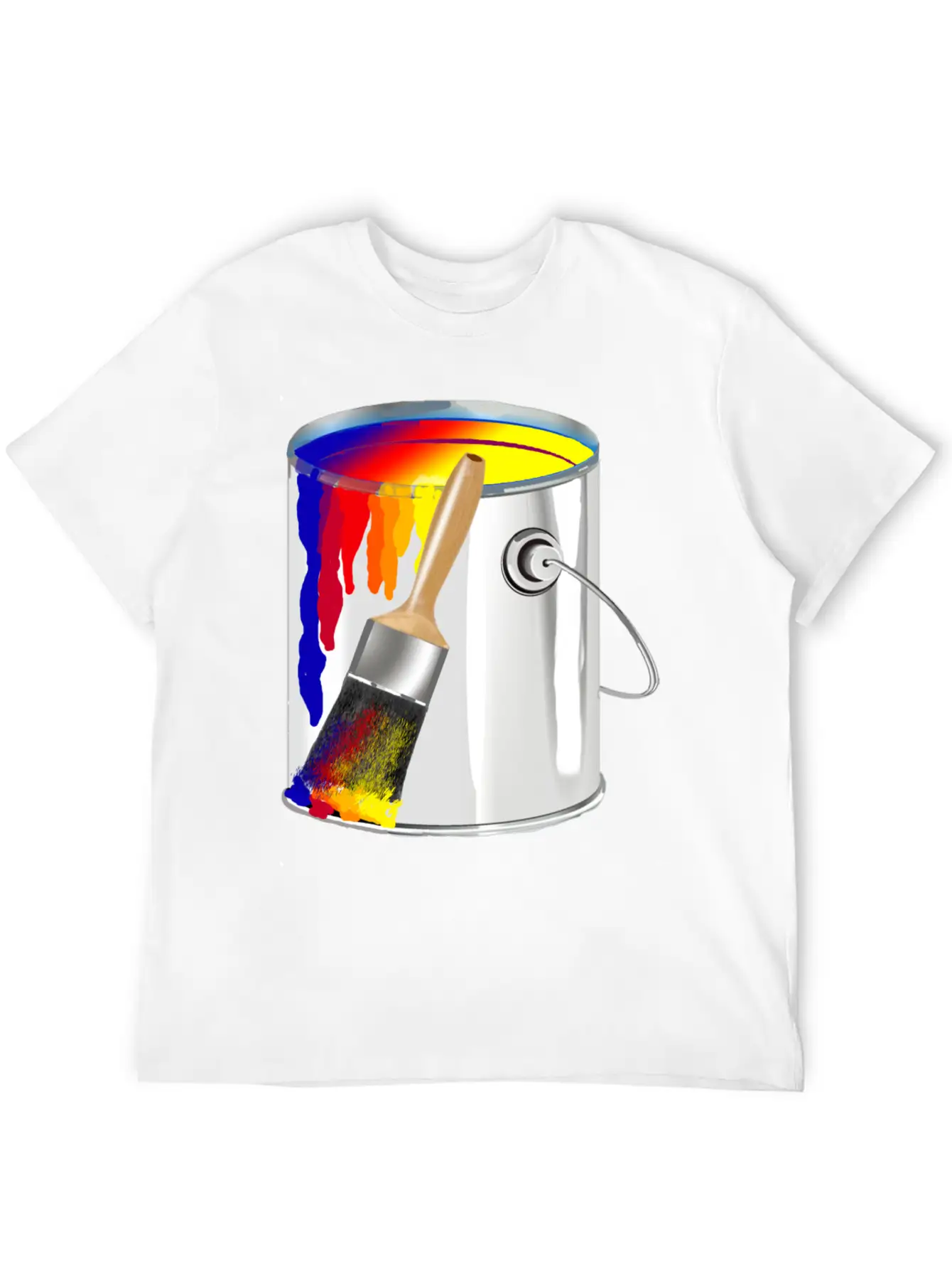 Paint Bucket Basic Graphic T-Shirt – Daily Comfort In Soft Cotton